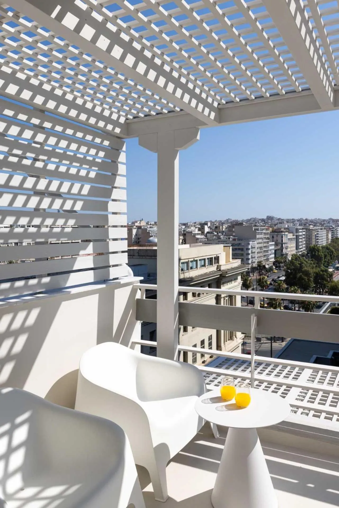 City view in Gallery Port Tower Piraeus