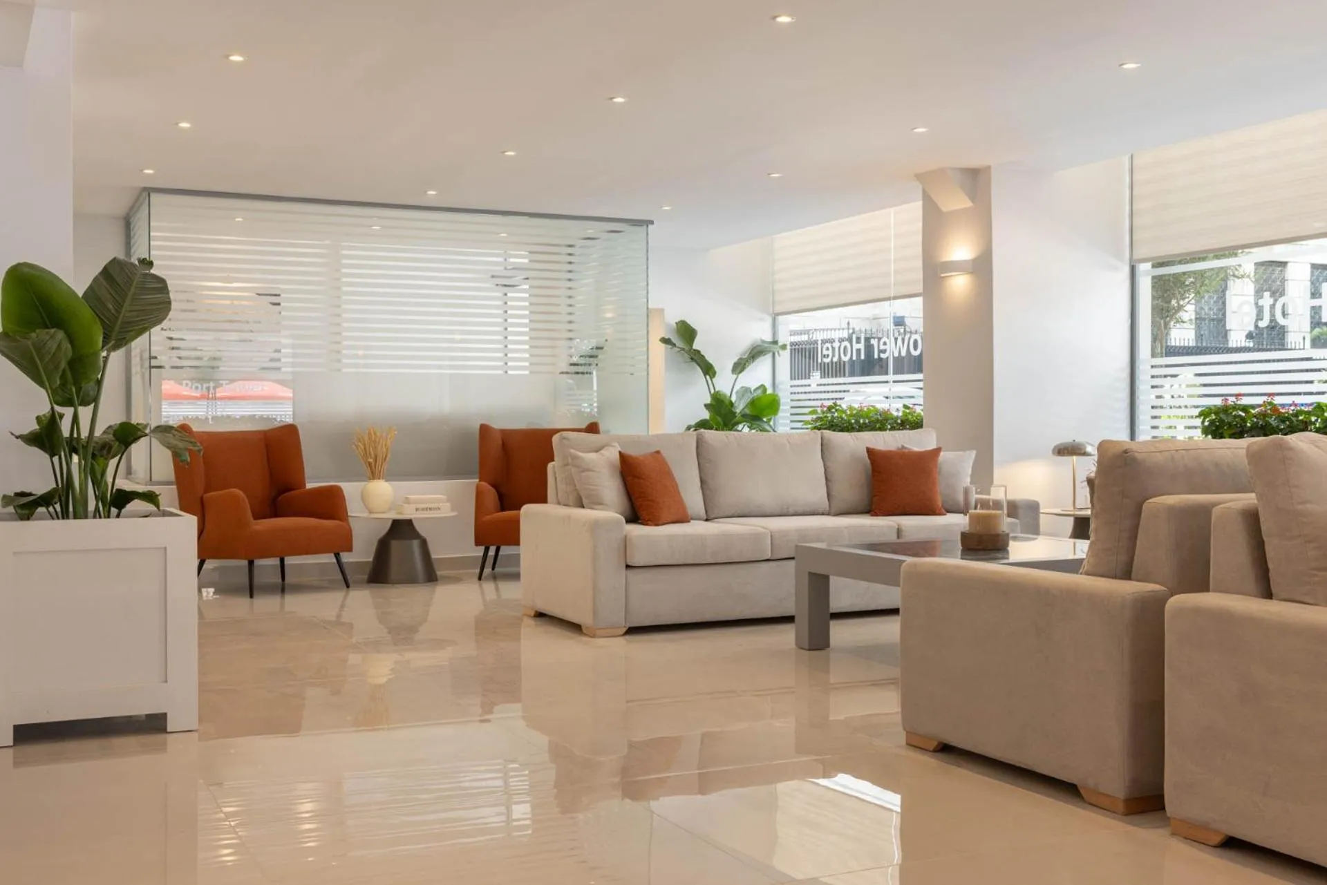 Lobby or reception in Gallery Port Tower Piraeus