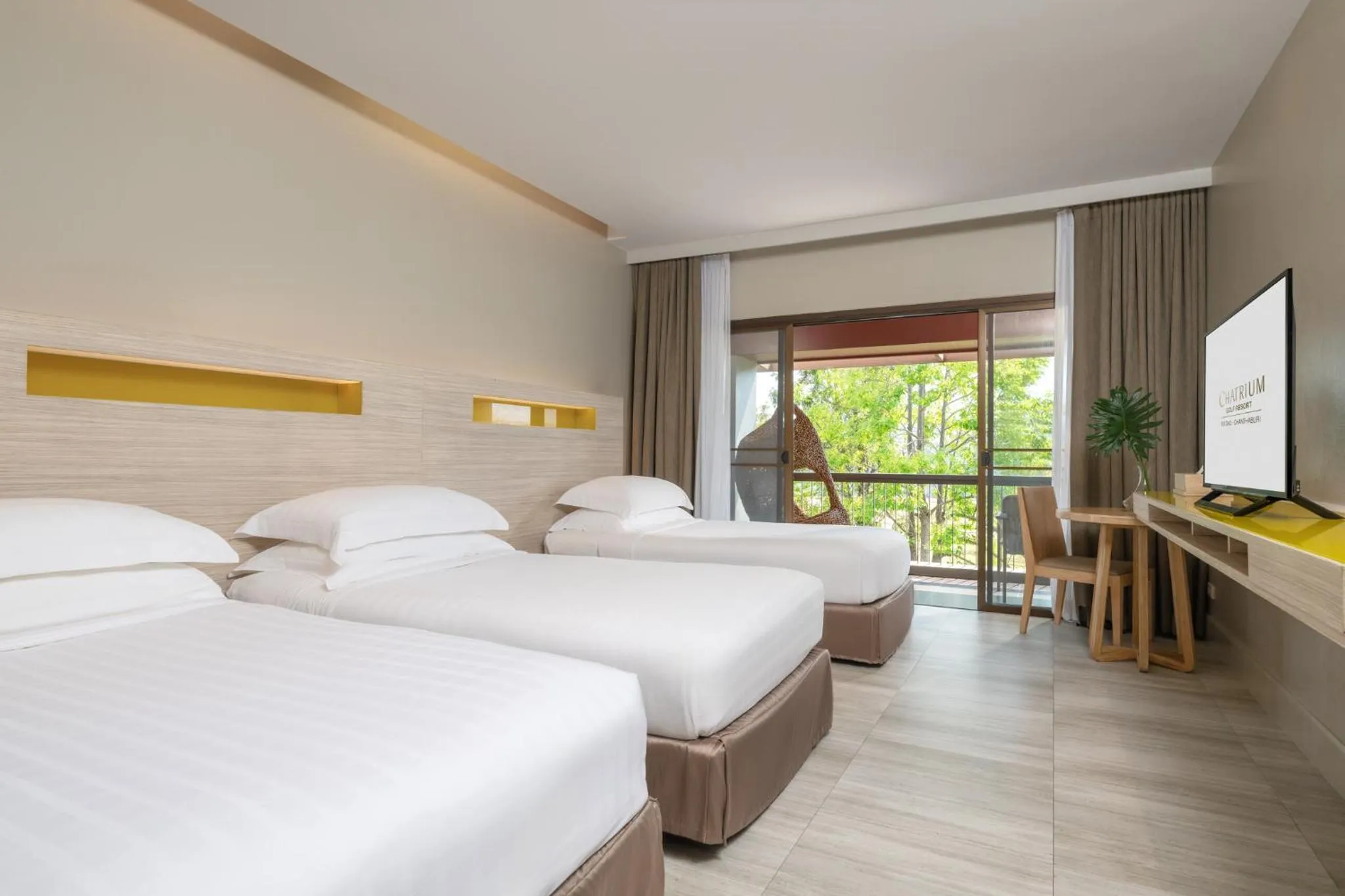 Triple Room in Chatrium Golf Resort Soi Dao Chanthaburi