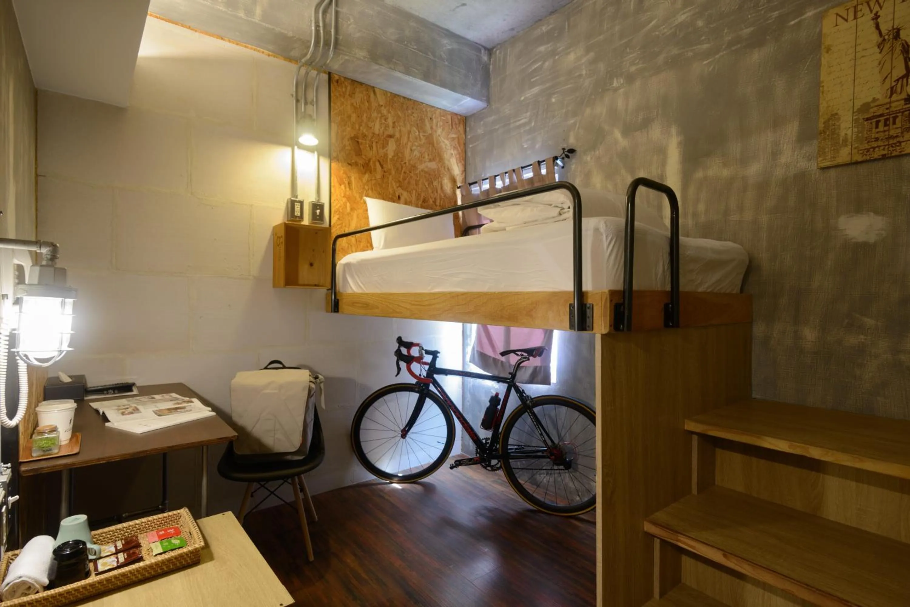 Single Room with Private Bathroom - single occupancy in Hualien Wow Hostel