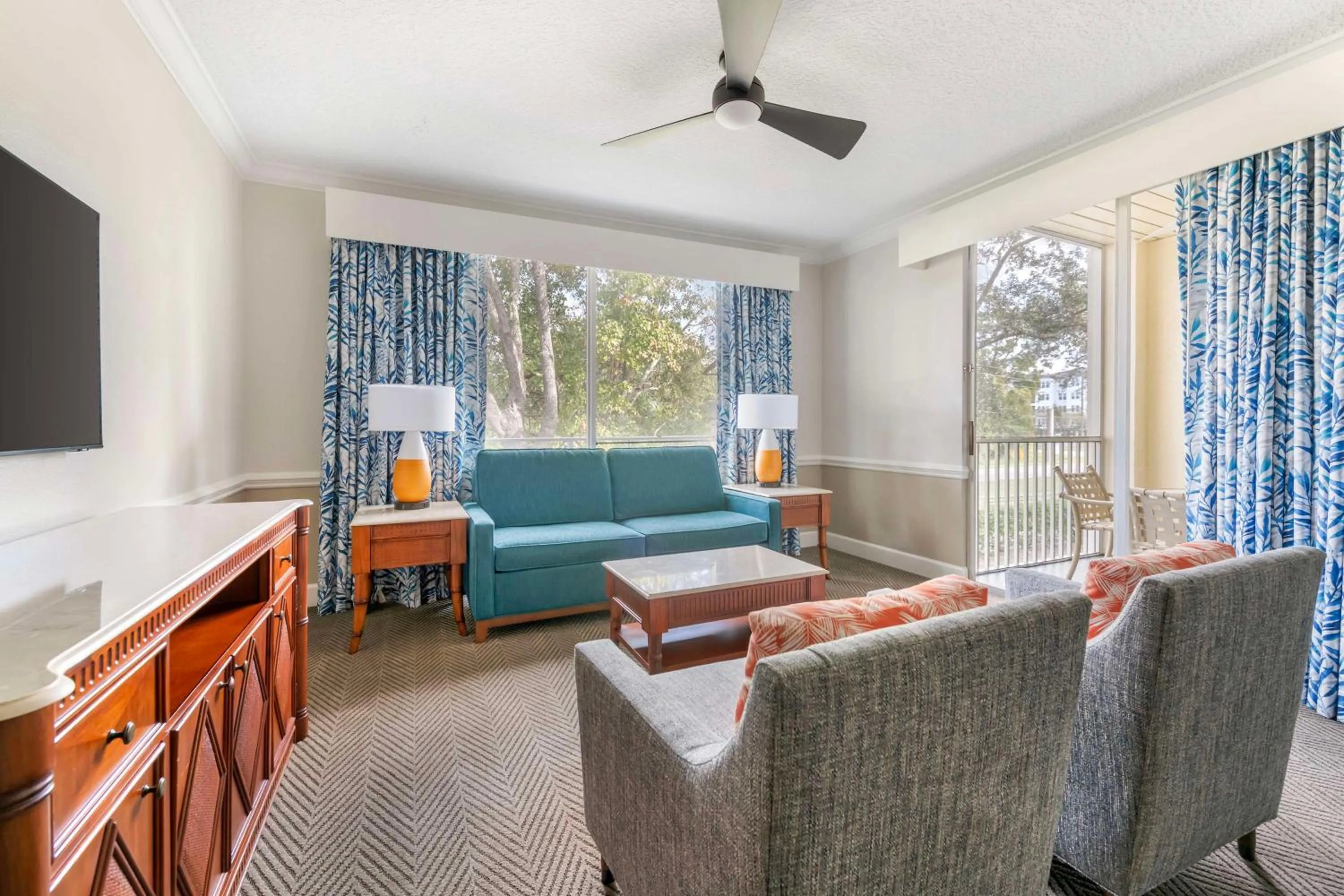 Two-Bedroom Suite with Roll-In Shower - Mobility Accessible in Hilton Vacation Club Cypress Pointe Orlando