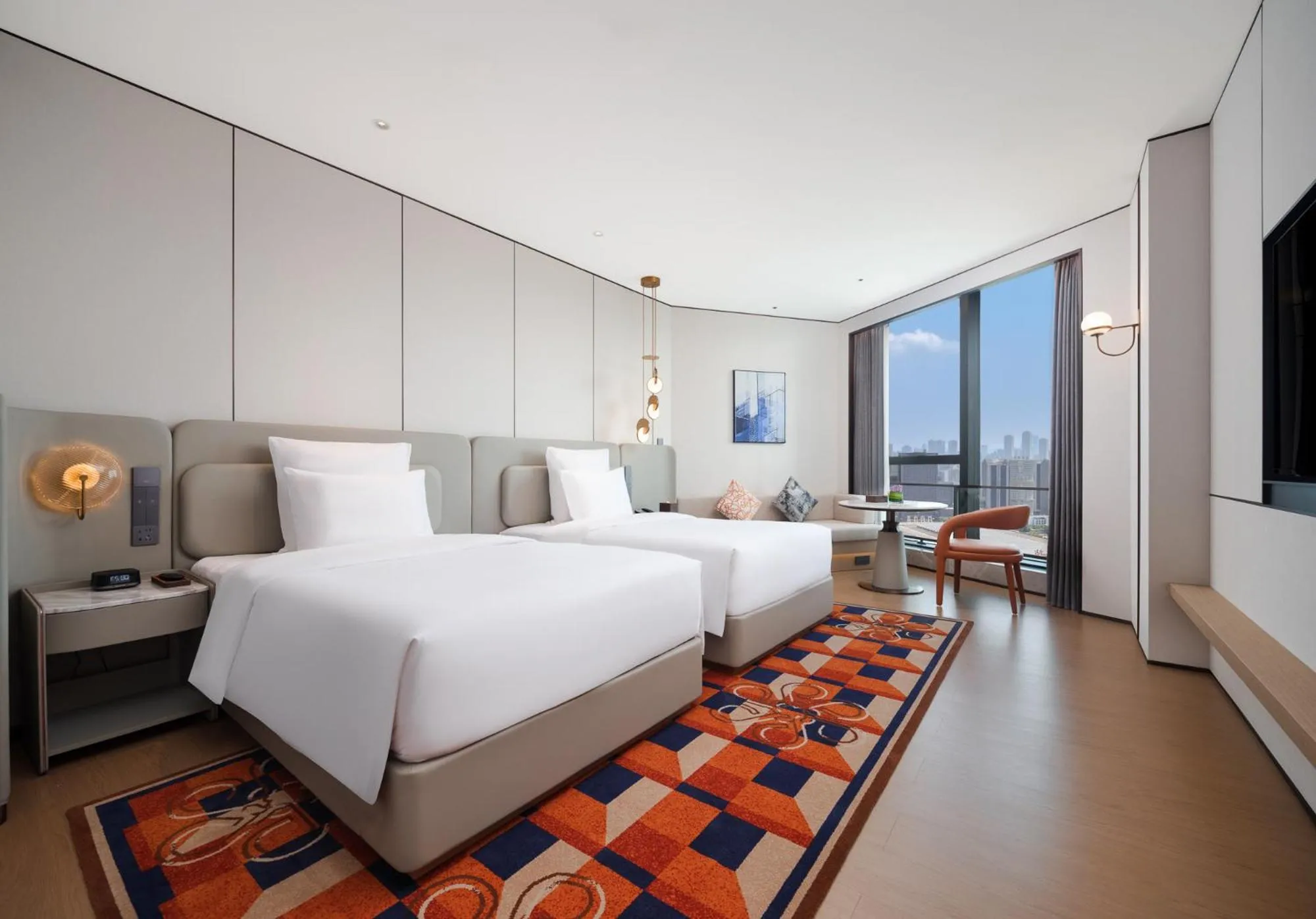 Superior Executive Double Room with Two Double Beds in Pullman Chongqing Xiyue