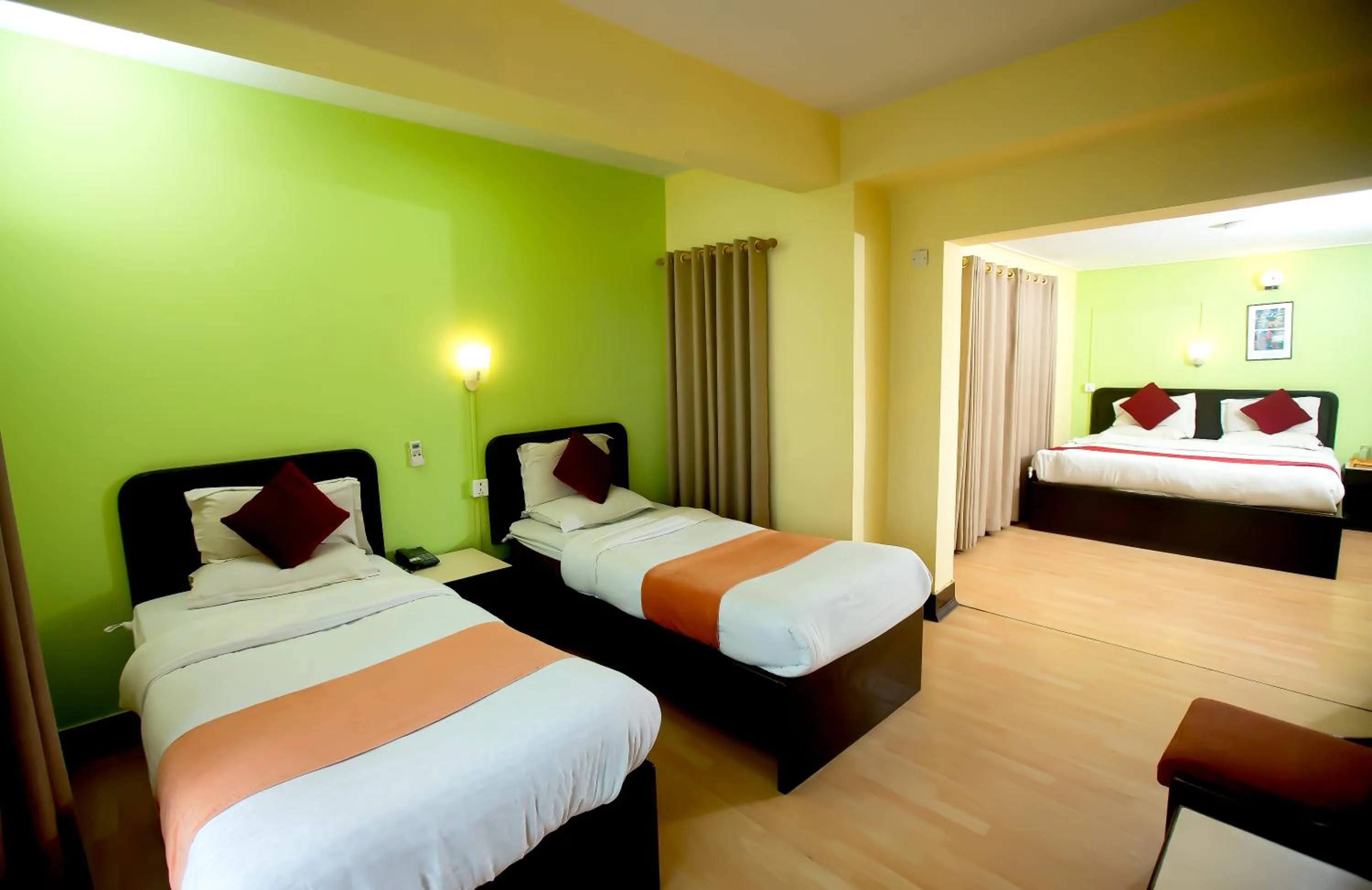 Deluxe Triple Room in Sacred Boutique Hotel