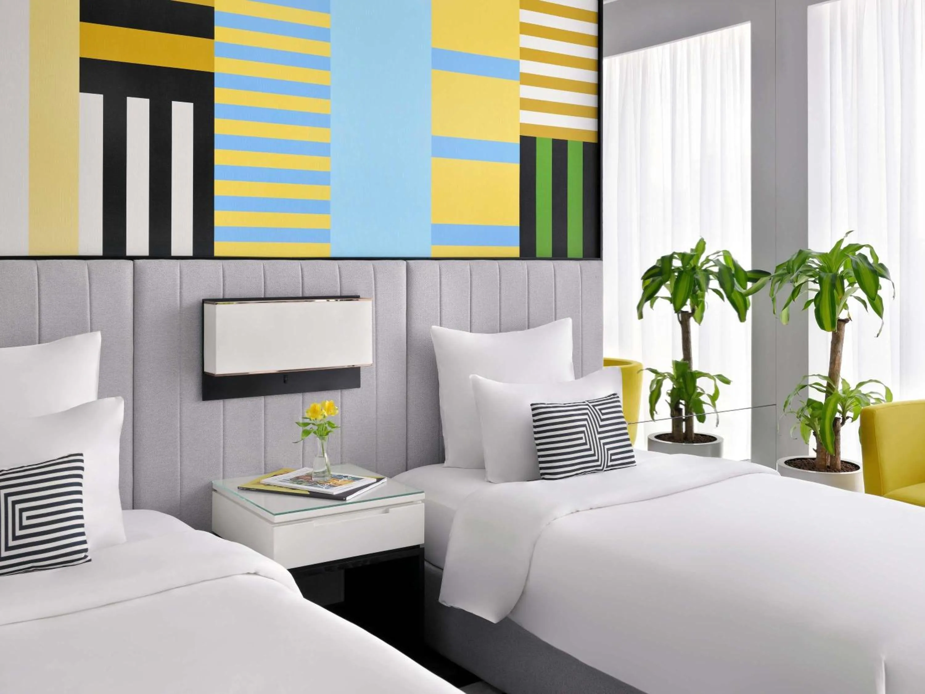 Executive Twin Room with Burj Khalifa View in Pullman Dubai Downtown