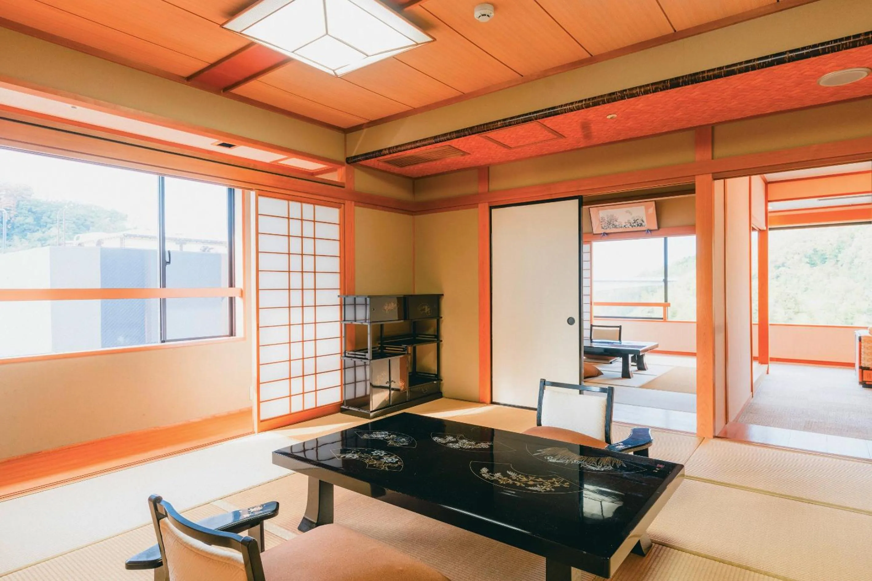 Special Room 701 (Yakumo) - single occupancy - 12.5 Tatami + 8 Tatami + Living Room in Hotel Gyokusen