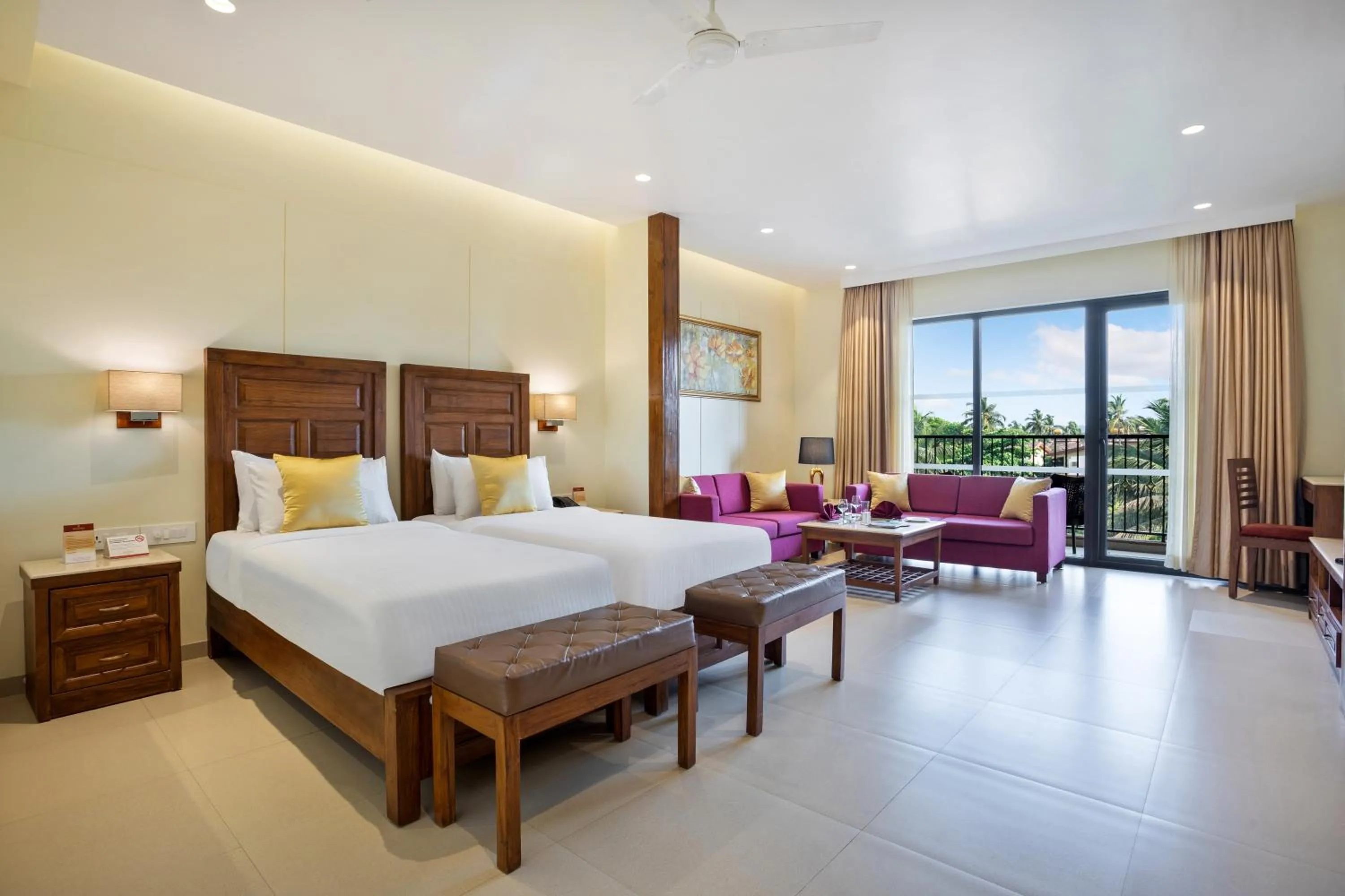 Junior Suite with Twin Bed  in Seashell Suites and Villas- Candolim Goa