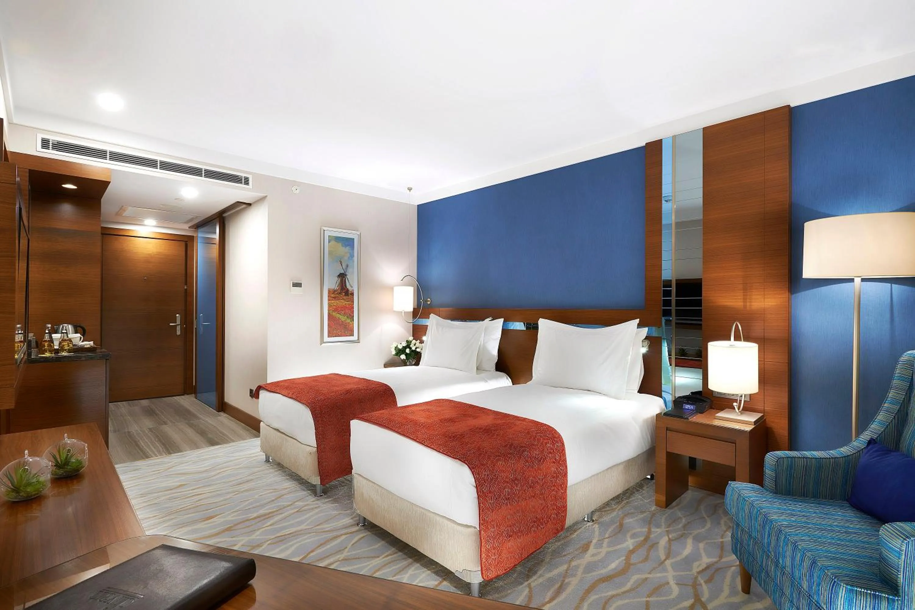 Superior Twin Room with Sea View - single occupancy in Divan Mersin