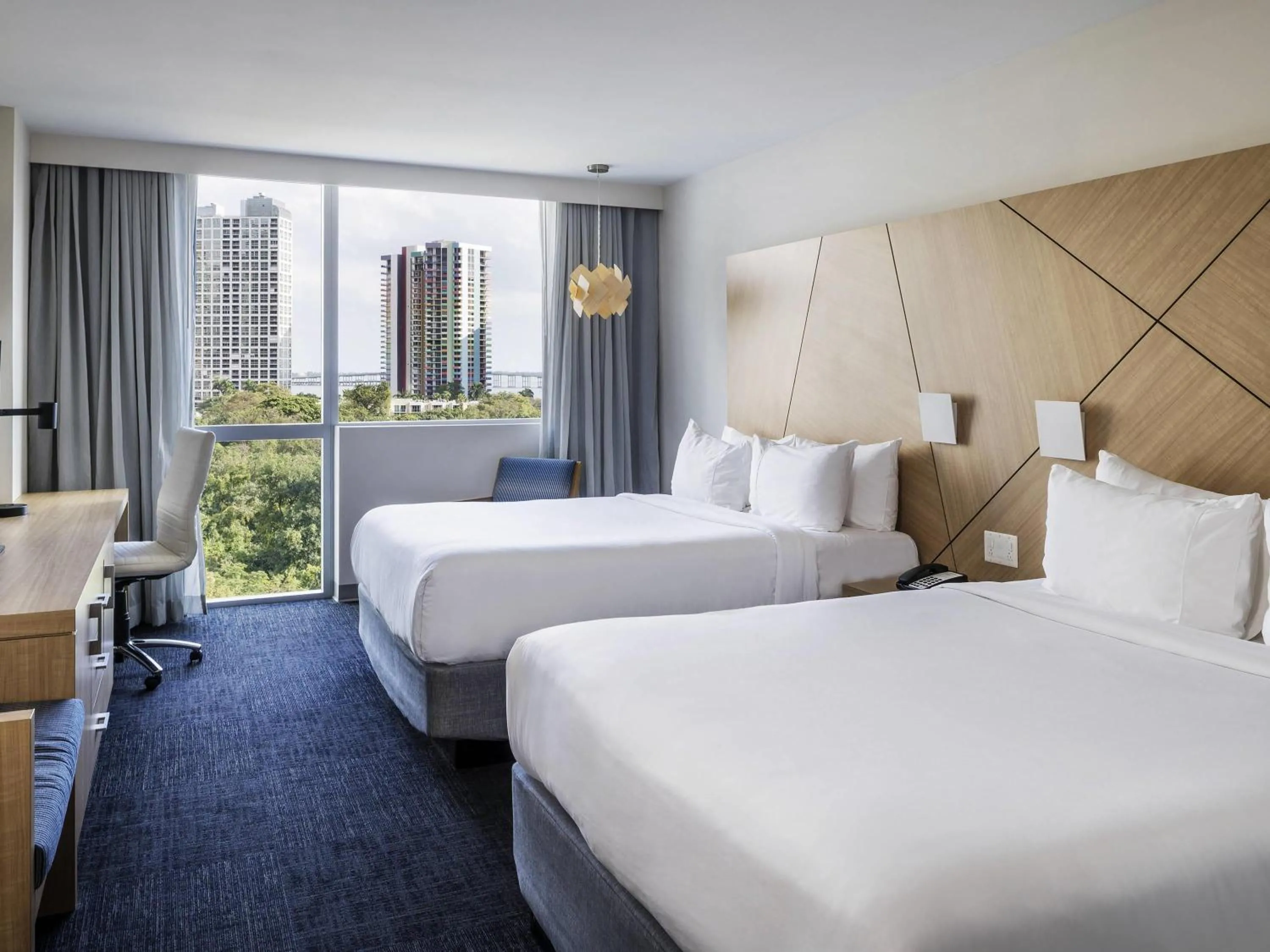 Superior Queen Room with Two Queen Beds - City and Park View in Novotel Miami Brickell