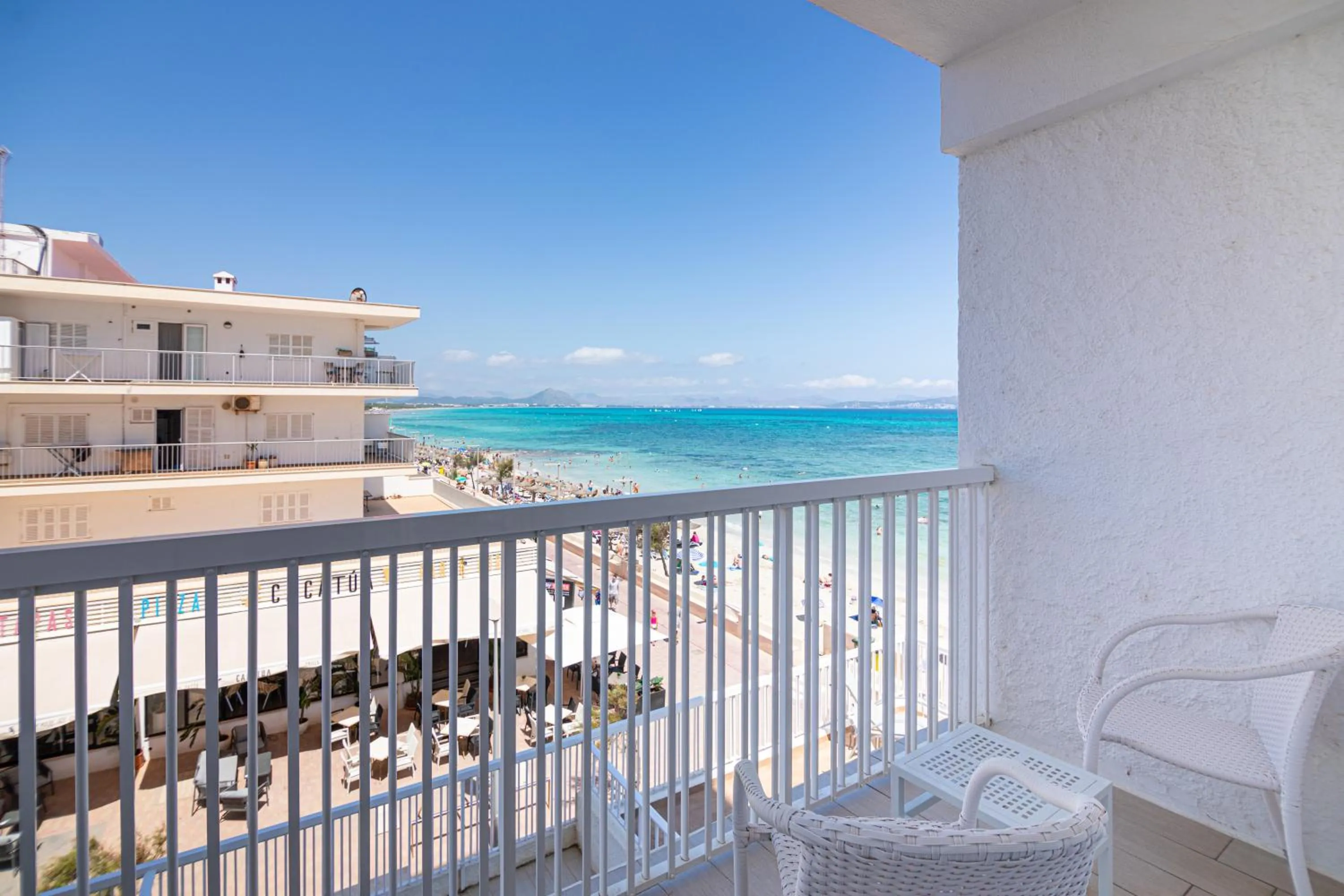 Double Room with Balcony and Lateral Sea View (1 Adult) in JS Miramar