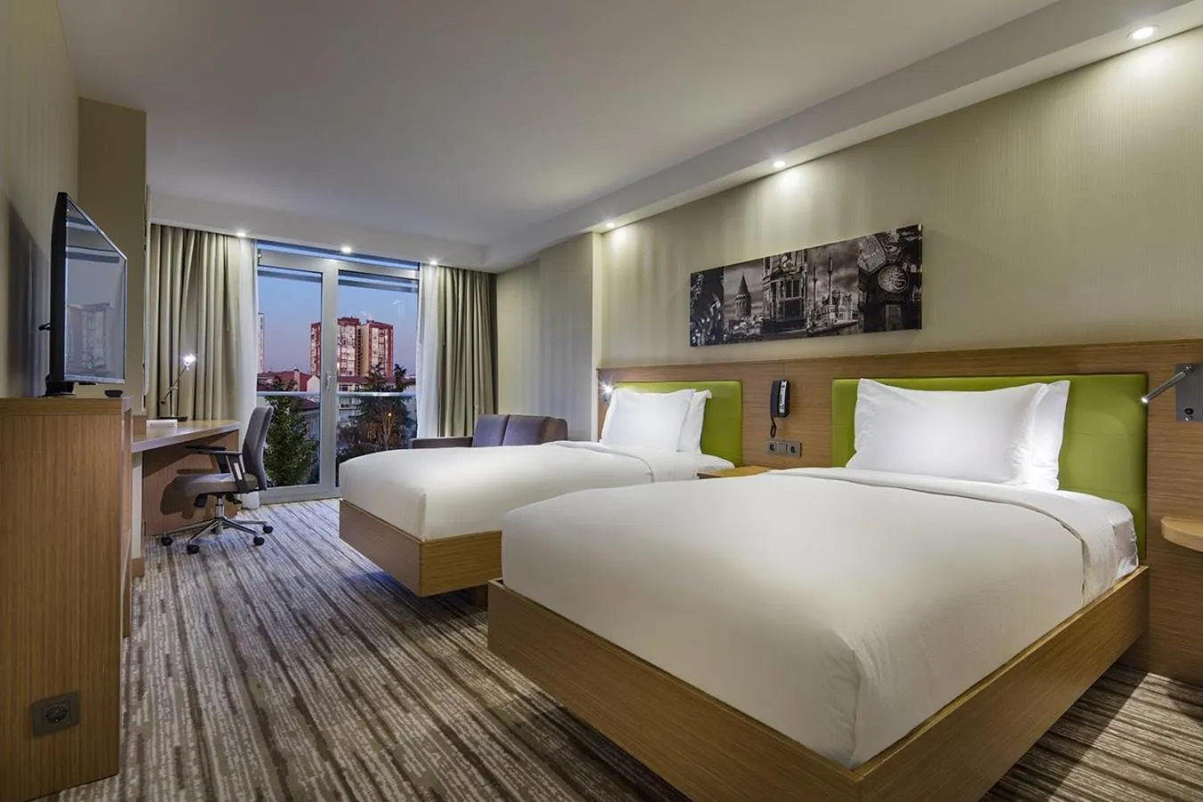 Twin Room with Sofa Bed in Hampton by Hilton Istanbul Atakoy