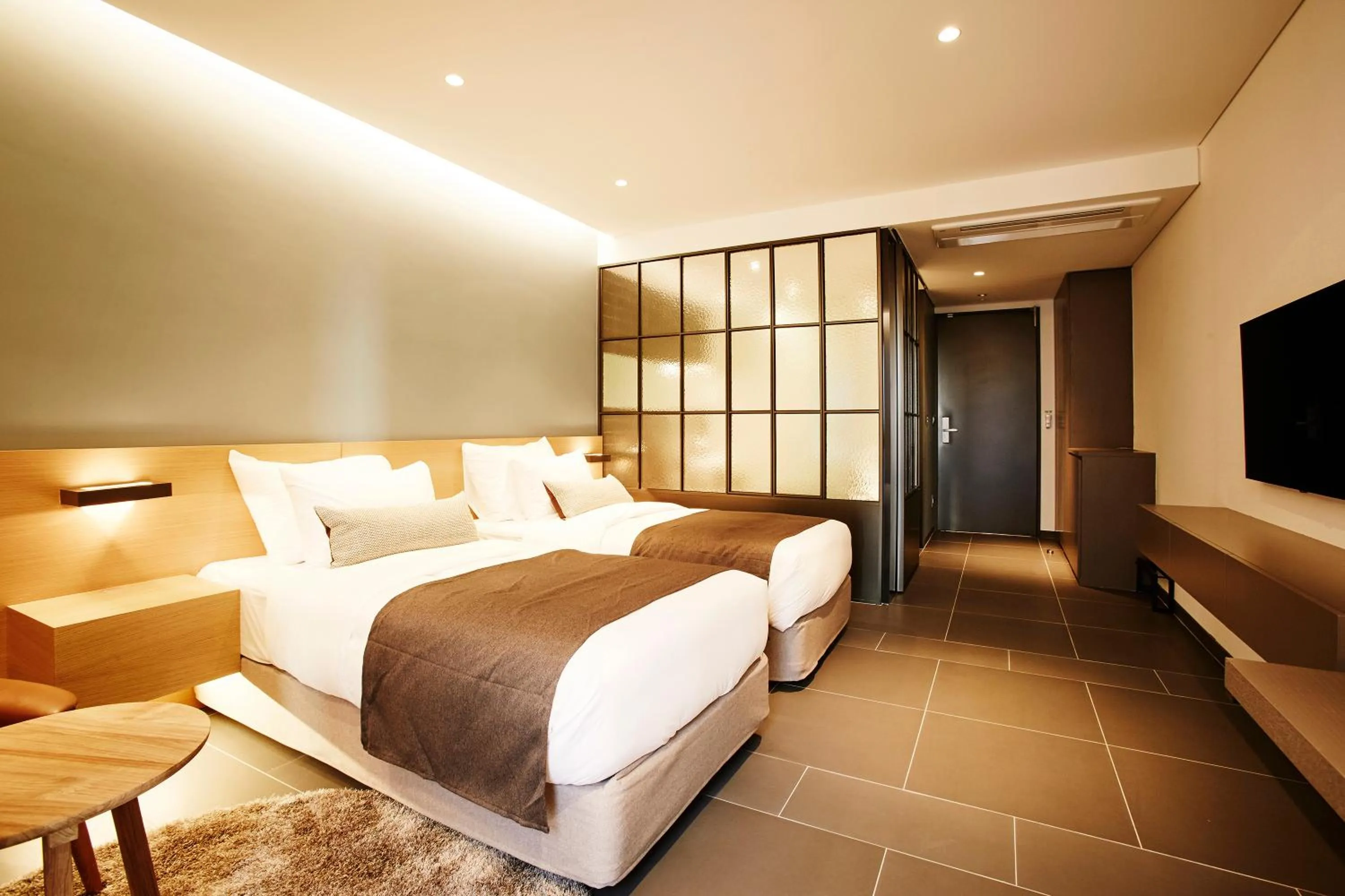 Family Twin Room with Bathtub  ​ - single occupancy in MD HOTEL Dongtan