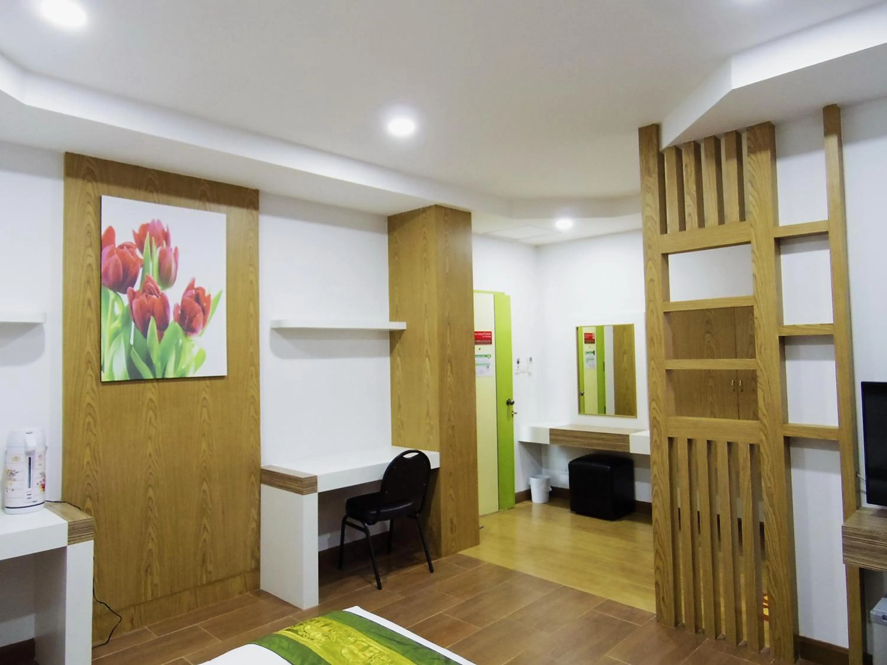 Seating area, Bed in The SR Residence Lampang
