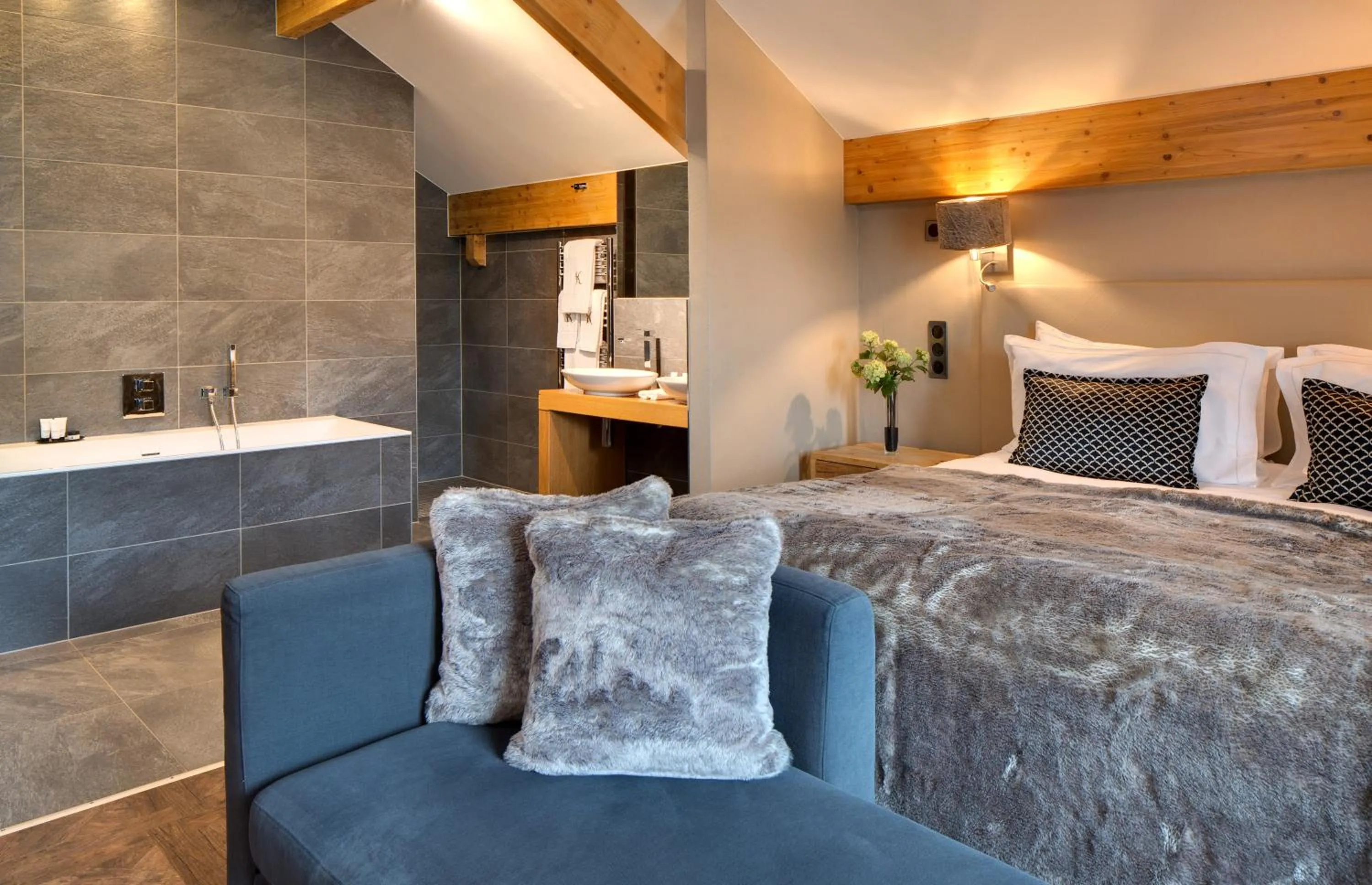 Suite in Domaine de la Klauss & Spa, Restaurant Gastronomique Le K