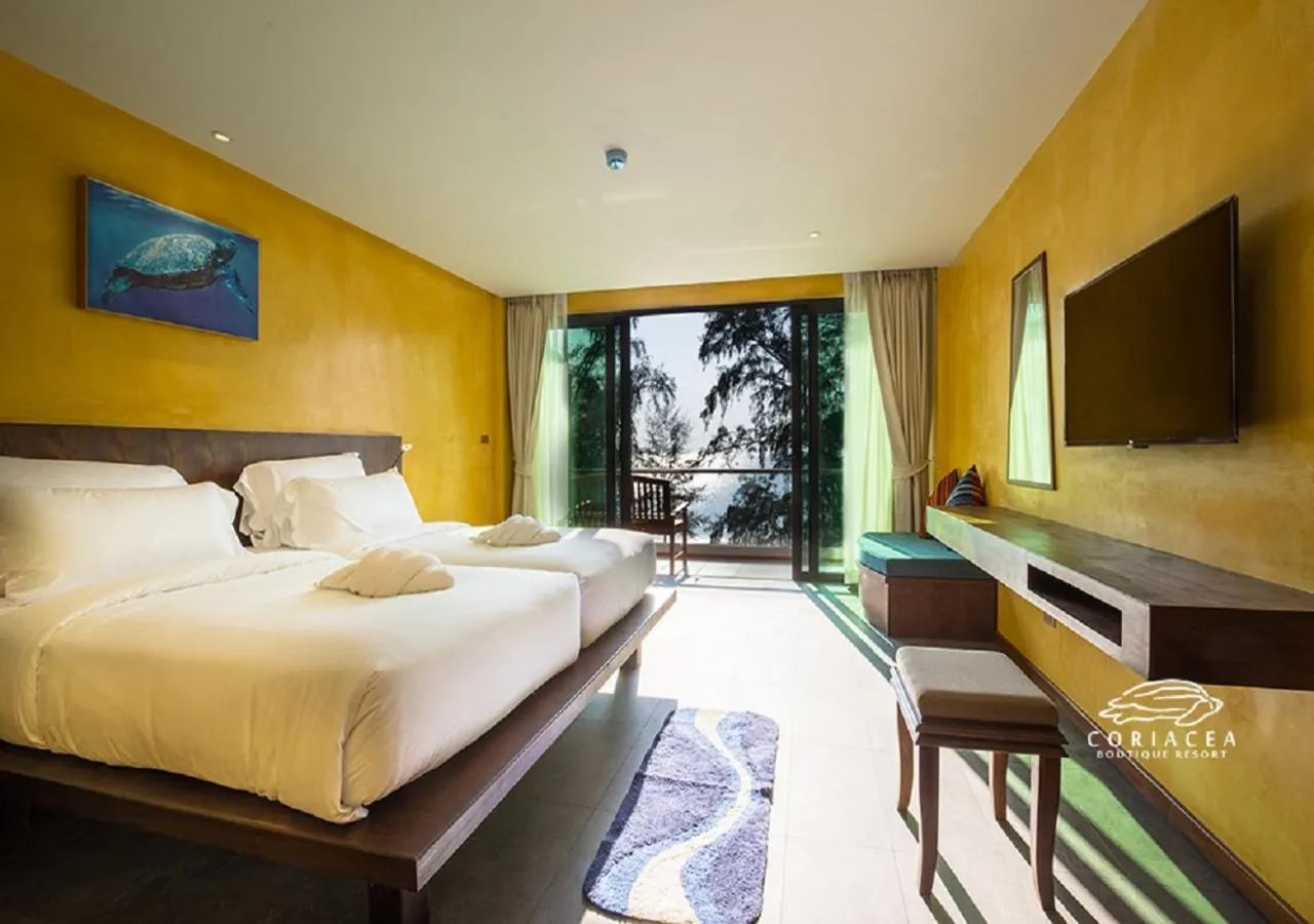 Deluxe Twin Room with Sea View in Coriacea Beachfront Boutique Phuket Resort