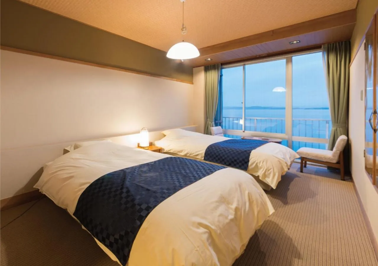 Japanese-Style Room with Tatami area and Ocean View in Awakan