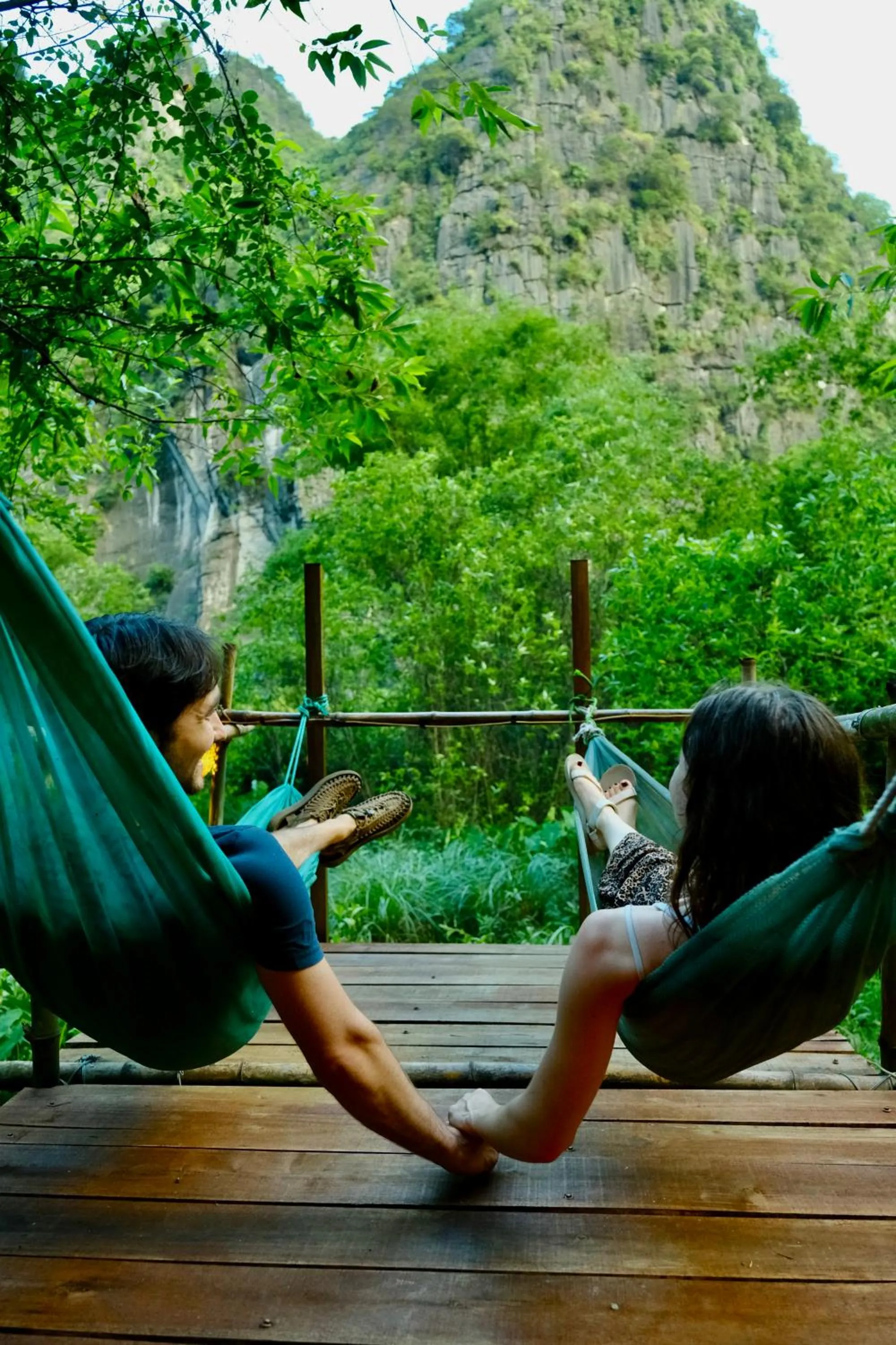 Bungalow with Mountain View - single occupancy in Chez Beo Homestay