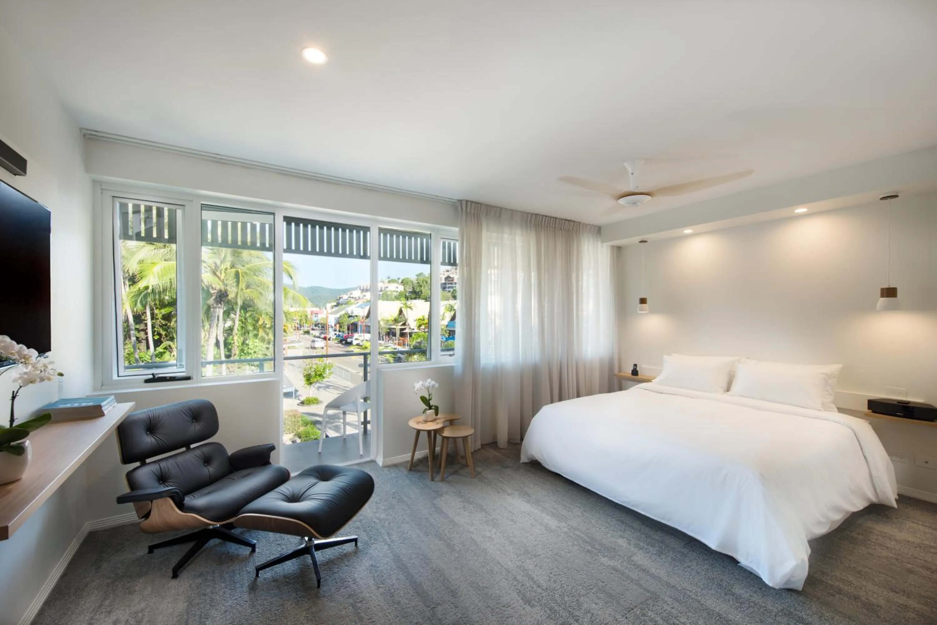 Designer King Room - Village View in Heart Hotel and Gallery Whitsundays