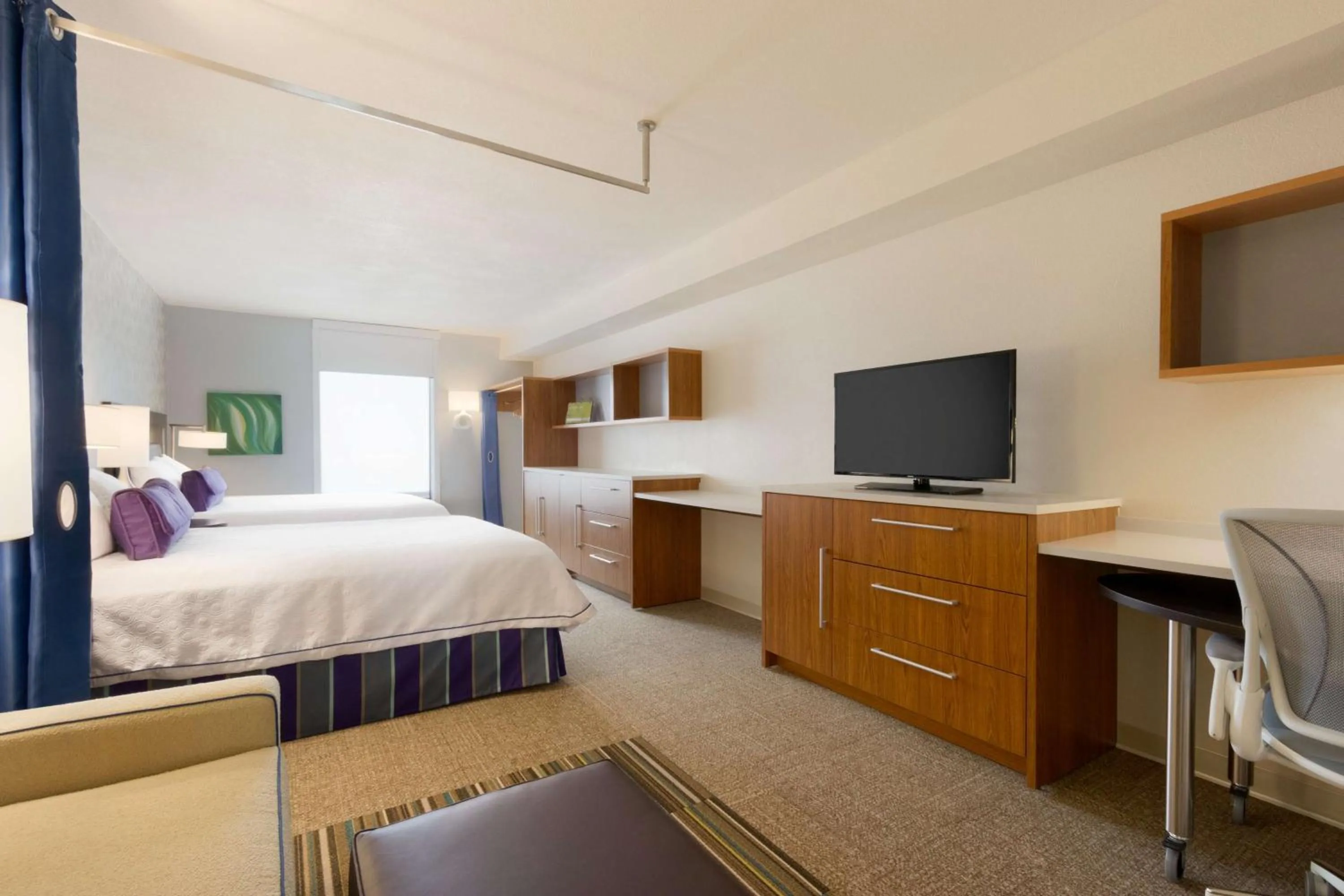 Queen Studio with Two Queen Beds - Non-Smoking in Home2 Suites by Hilton Denver Highlands Ranch