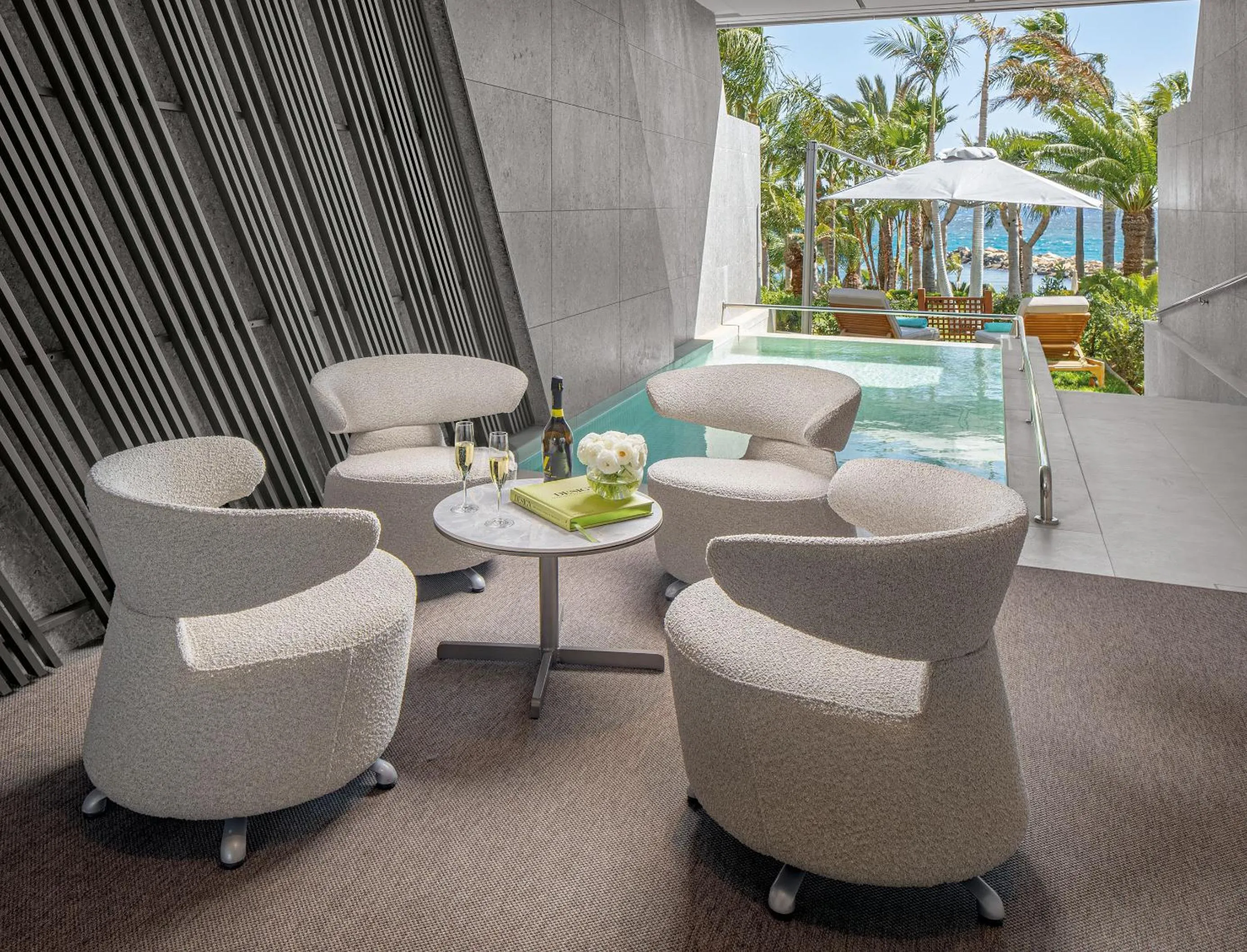 Junior Suite Ground Floor with Private Pool in Amathus Beach Hotel Limassol