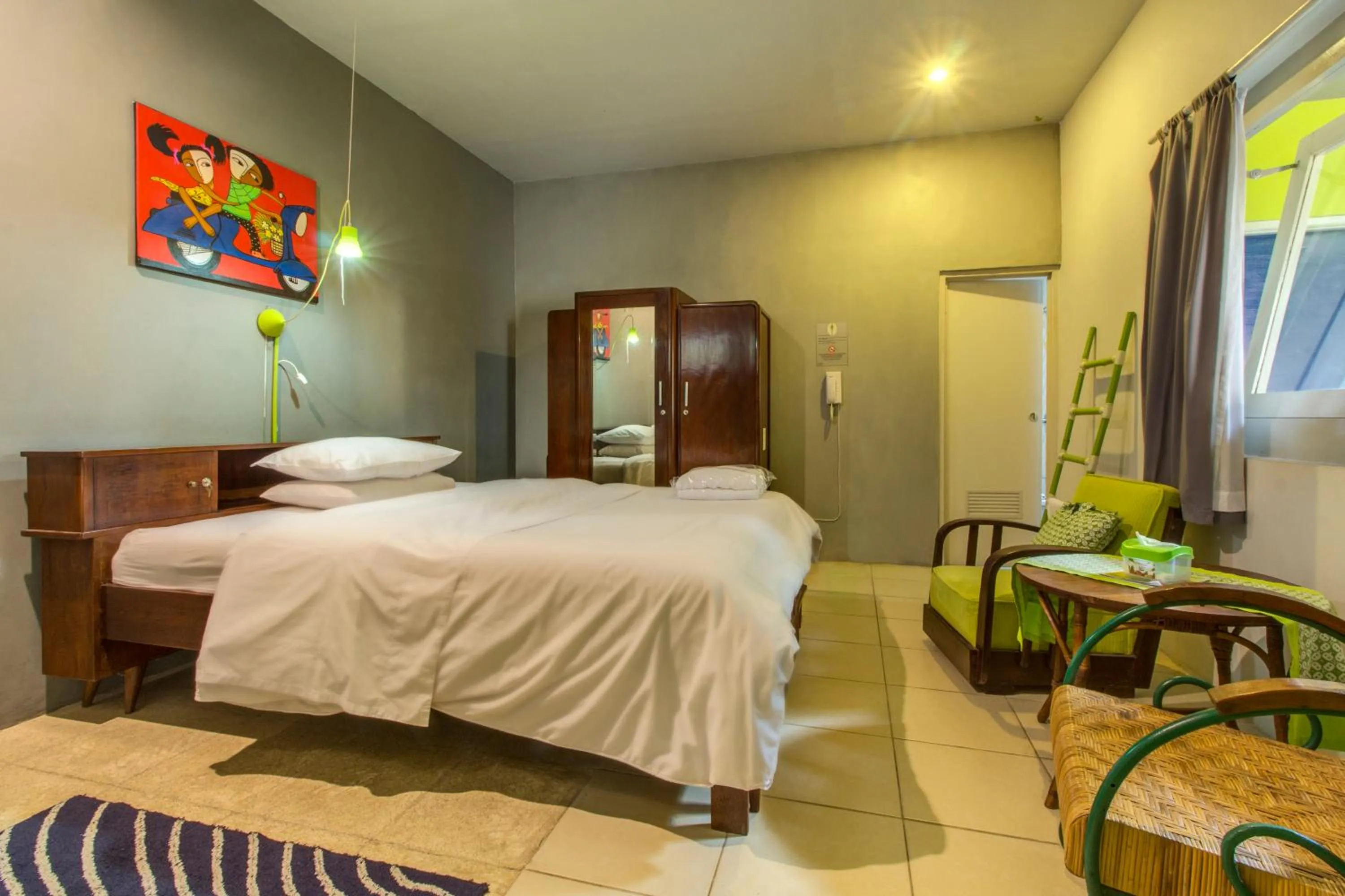 Double Room with Garden View in Jeng Tini Guest House
