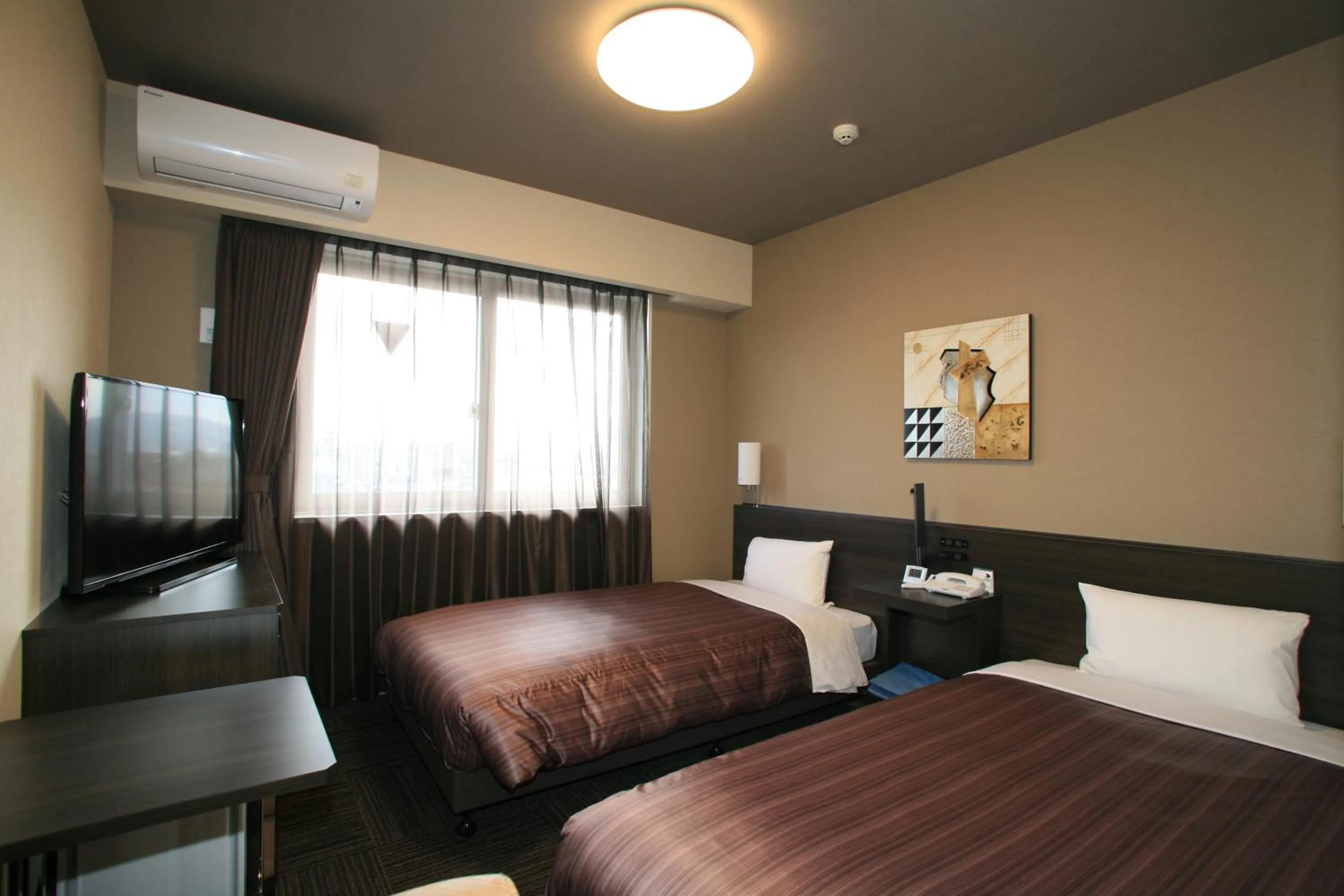 Twin Room - single occupancy - Smoking in Hotel Route-Inn Natori Iwanuma Inter -Sendai Kuko-