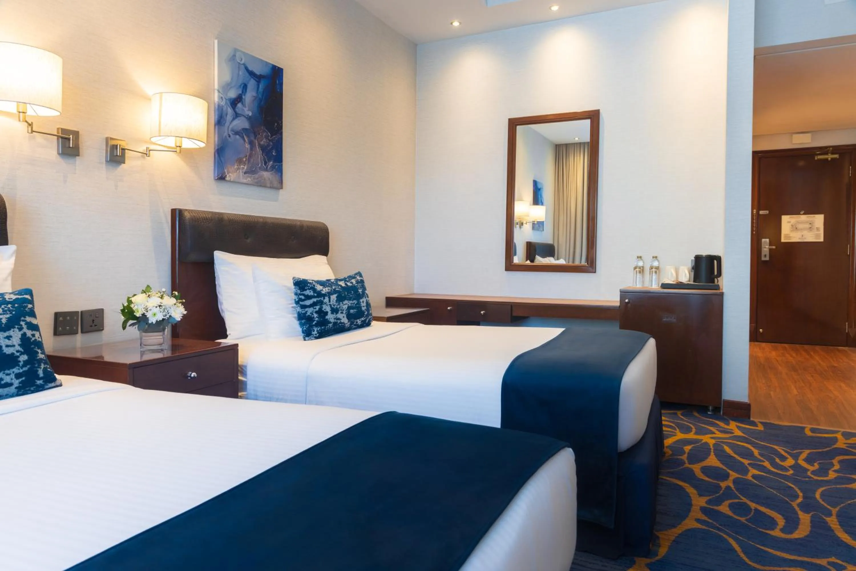 Deluxe Twin Room - Complimentary Transfer to Bluewater Island and JBR in MD Hotel By Gewan