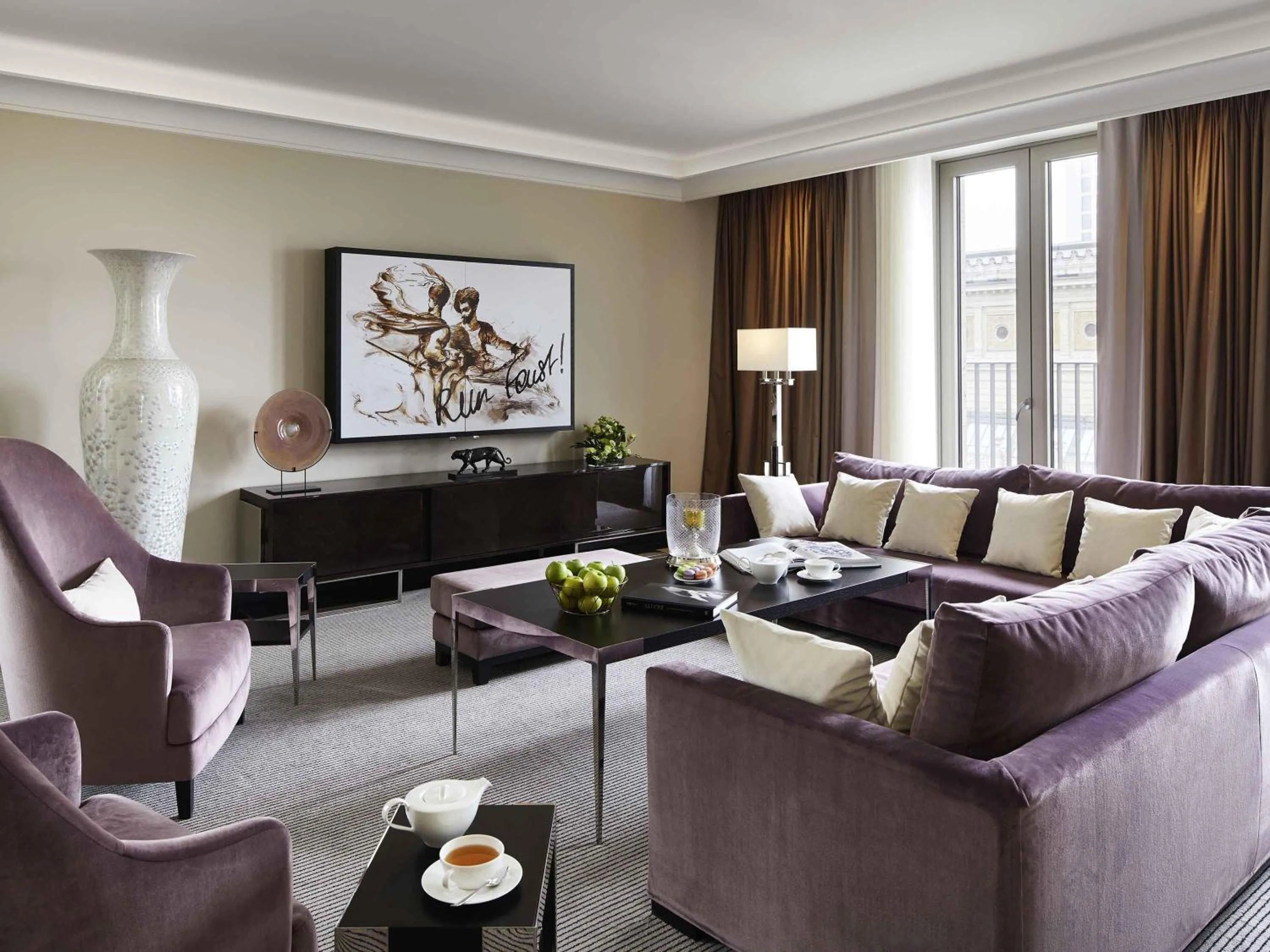 Presidential Suite with Kings Bed and Roof Terrace - View in Sofitel Frankfurt Opera