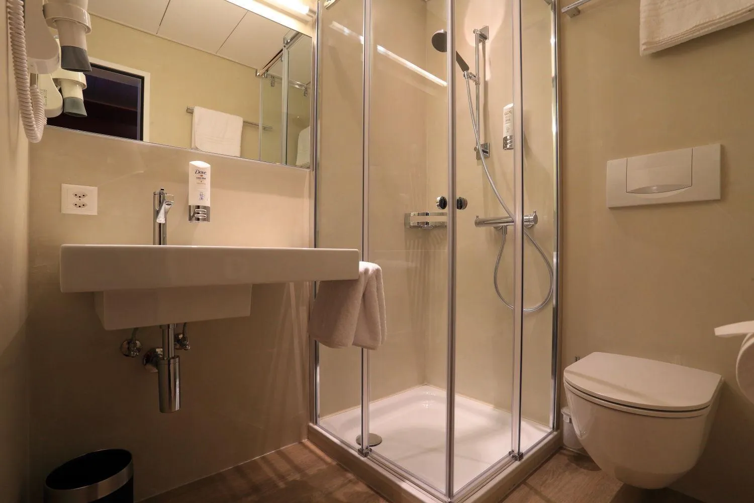 Twin Room with Balcony and Lake View in Hotel Elvezia Ascona