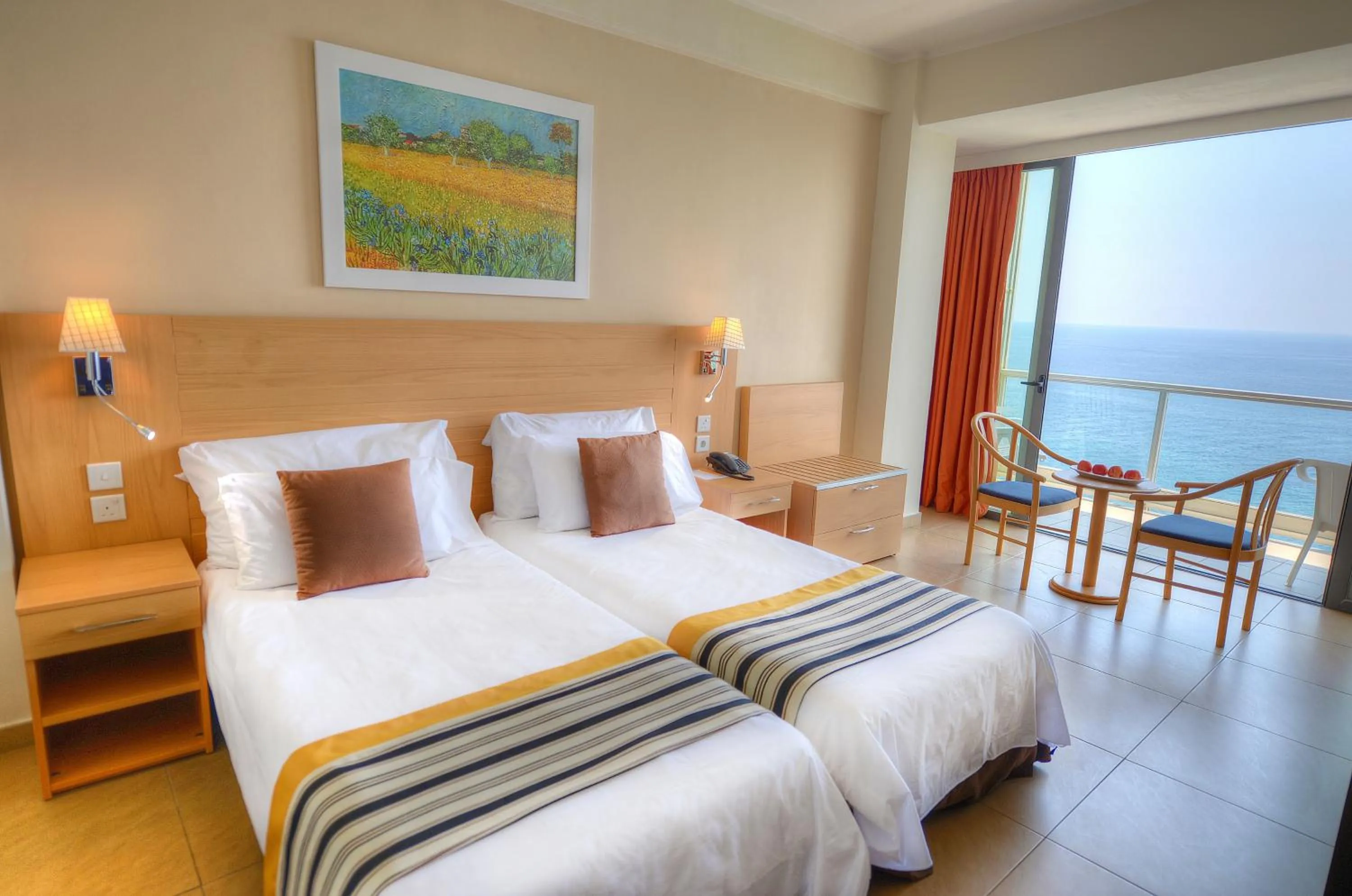 Twin Room with Sea View in The Preluna Hotel