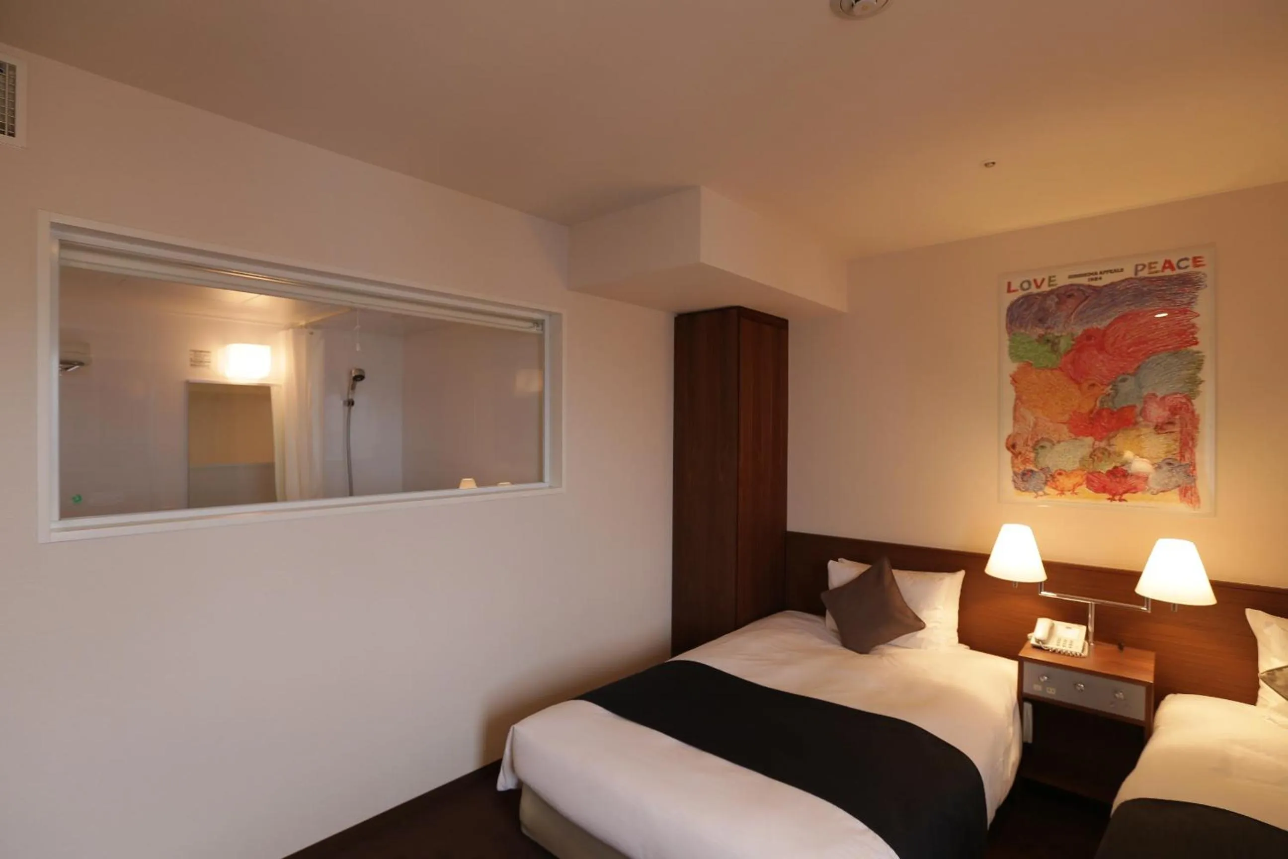 Oriental Floor 19F Twin Room 24㎡ - single occupancy - Non Smoking in Oriental Hotel Hiroshima