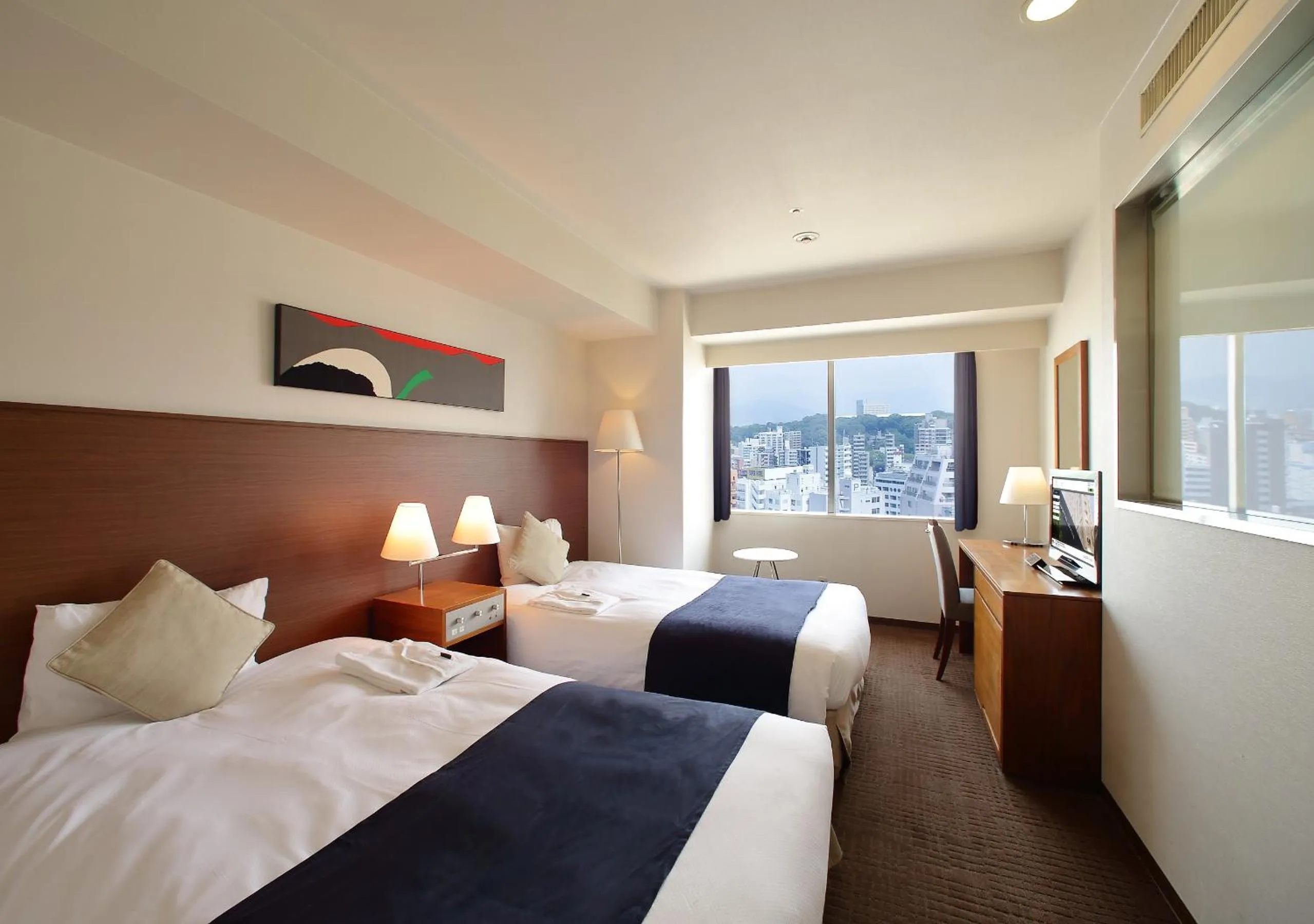 Stylish Twin Room 24㎡ - single occupancy - Smoking in Oriental Hotel Hiroshima