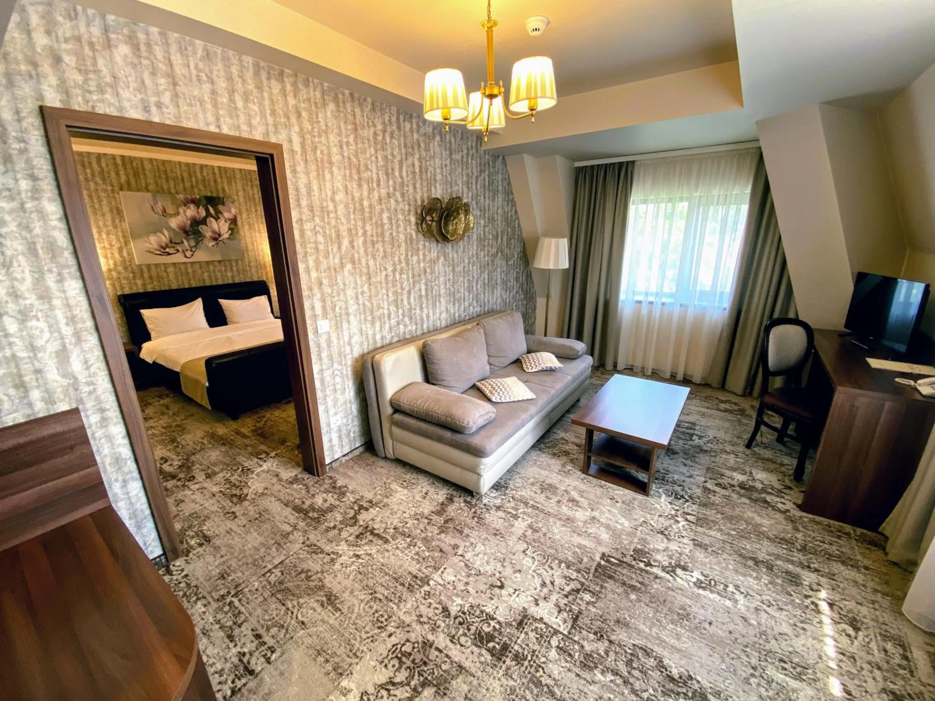 Decorative detail, Bed in Hotel Arnia
