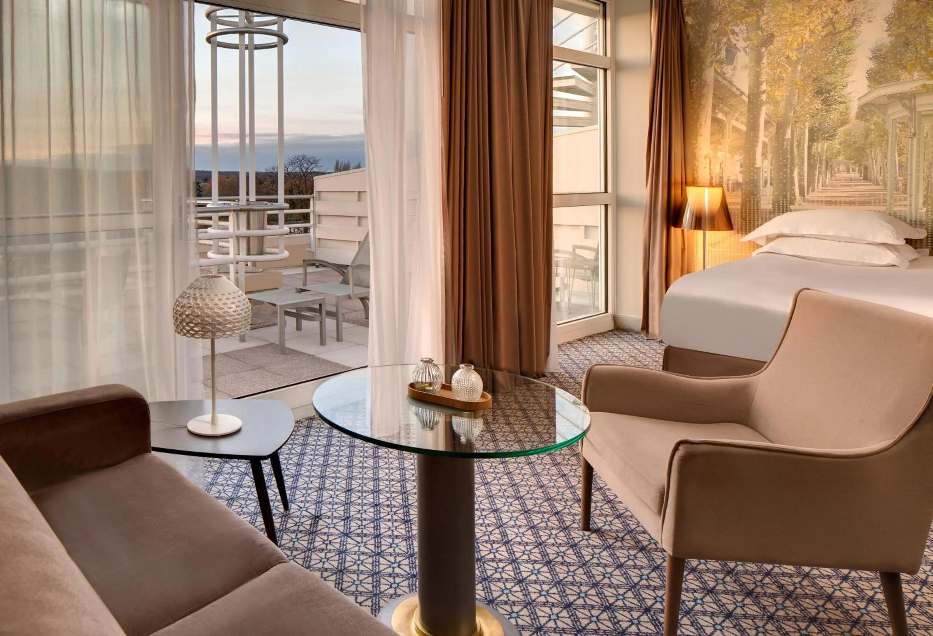 Deluxe Terrace Double Room with Park View in Célestins Spa Thermal & Hôtel by Vy Resort