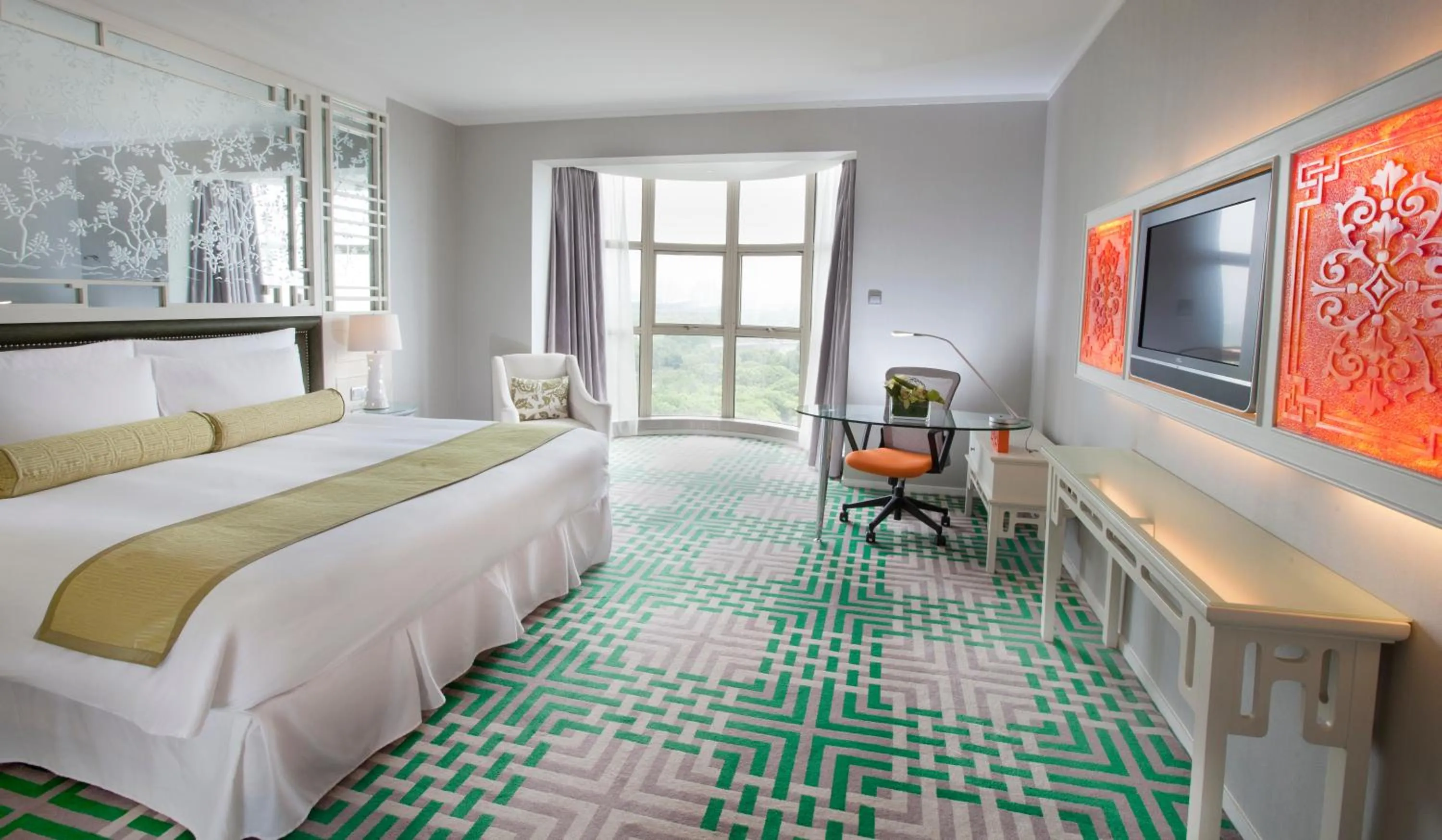 Deluxe Park View King Room in Dorsett Shanghai