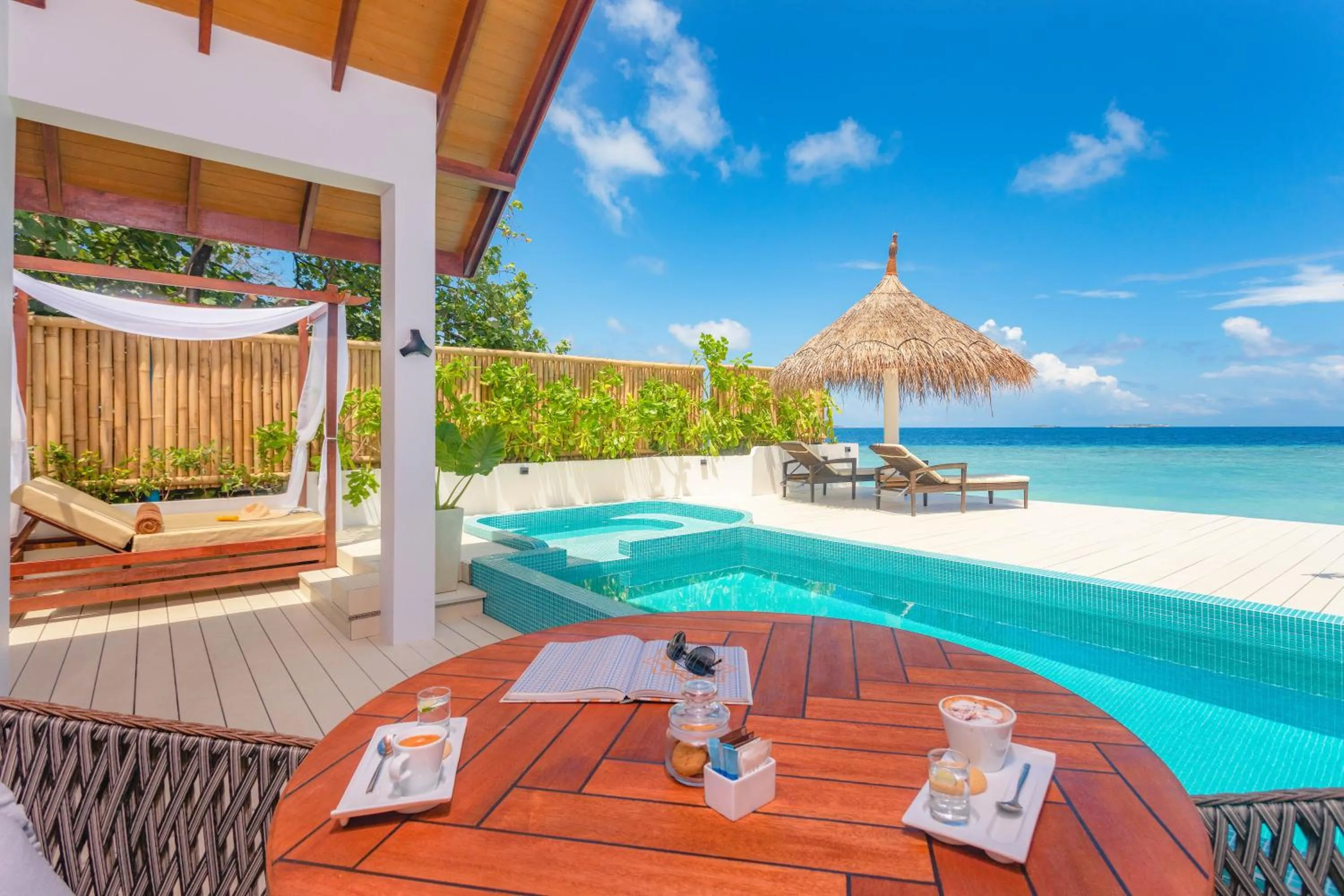 Sunrise Beach Pool Villa with Premium All Inclusive in Malahini Kuda Bandos Resort