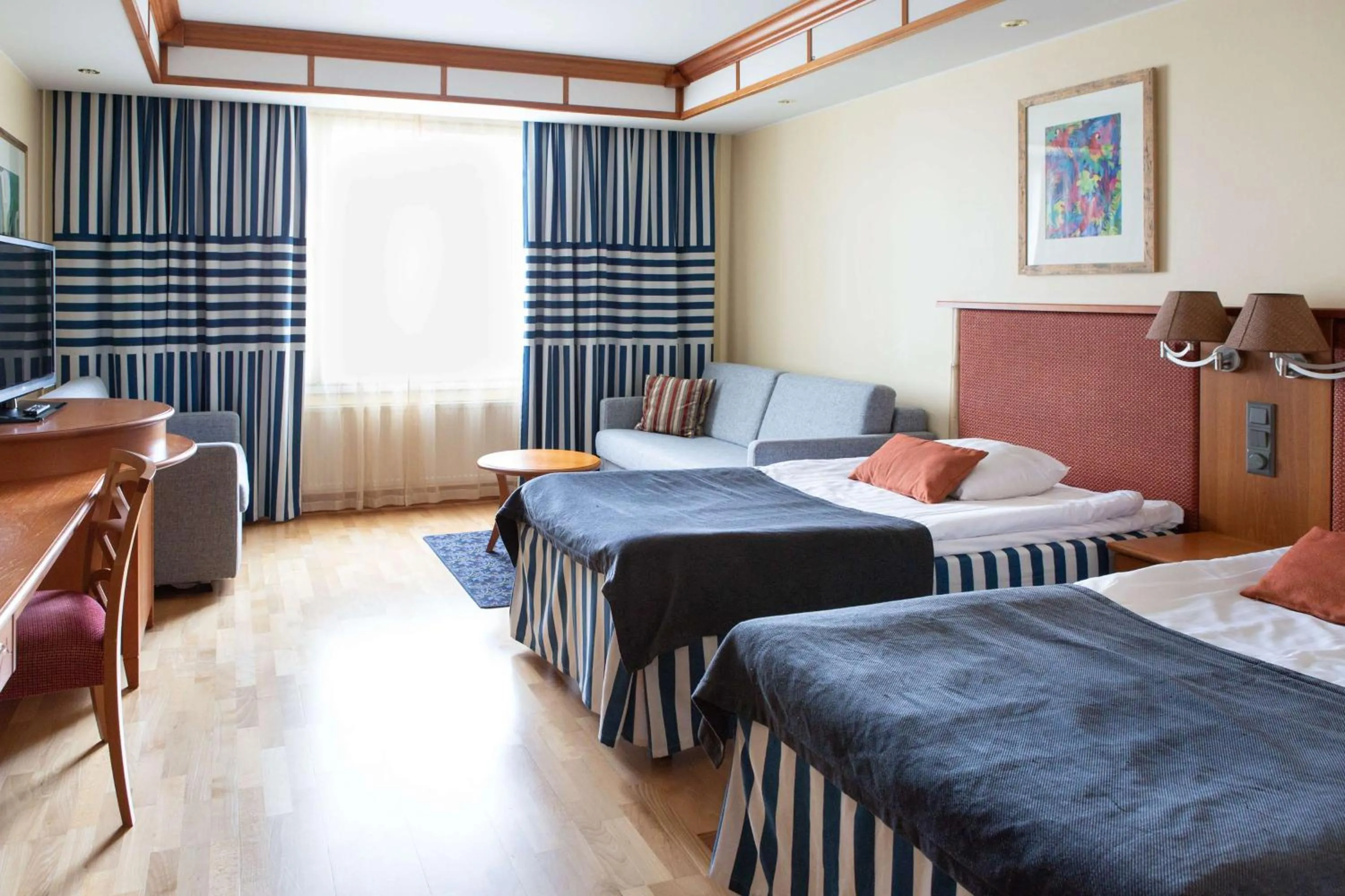 Standard Family Twin in Scandic Eden Nokia