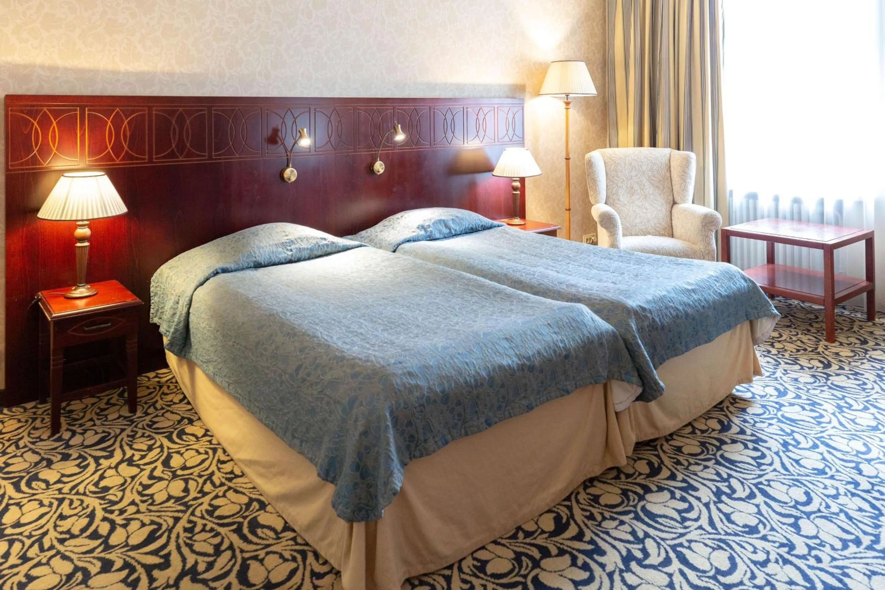 Twin Room with View - Castle Building in Imatran Valtionhotelli