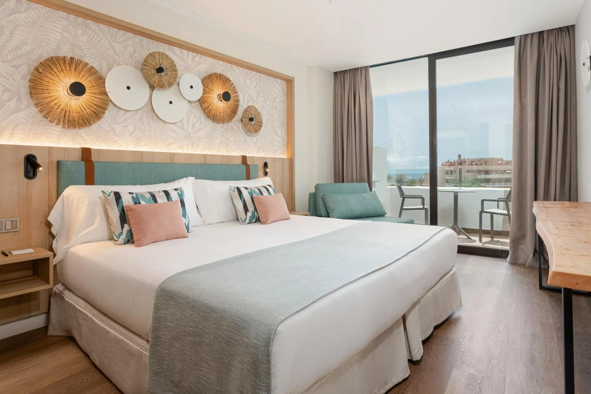 Twin Room with Pool View in Mediterranean Palace