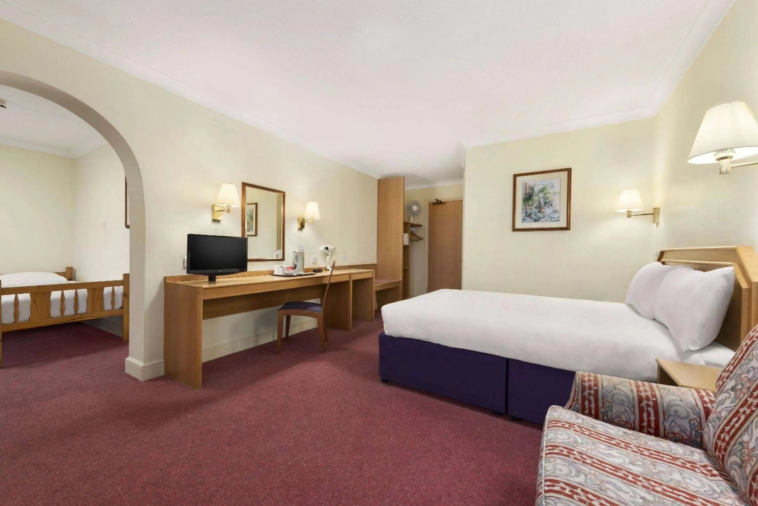 Family Room (One Double & Two Singles) in Days Inn Stafford