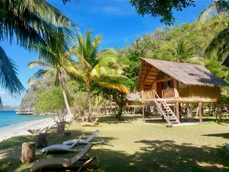 Beachside Chalet in Sangat Island Dive Resort