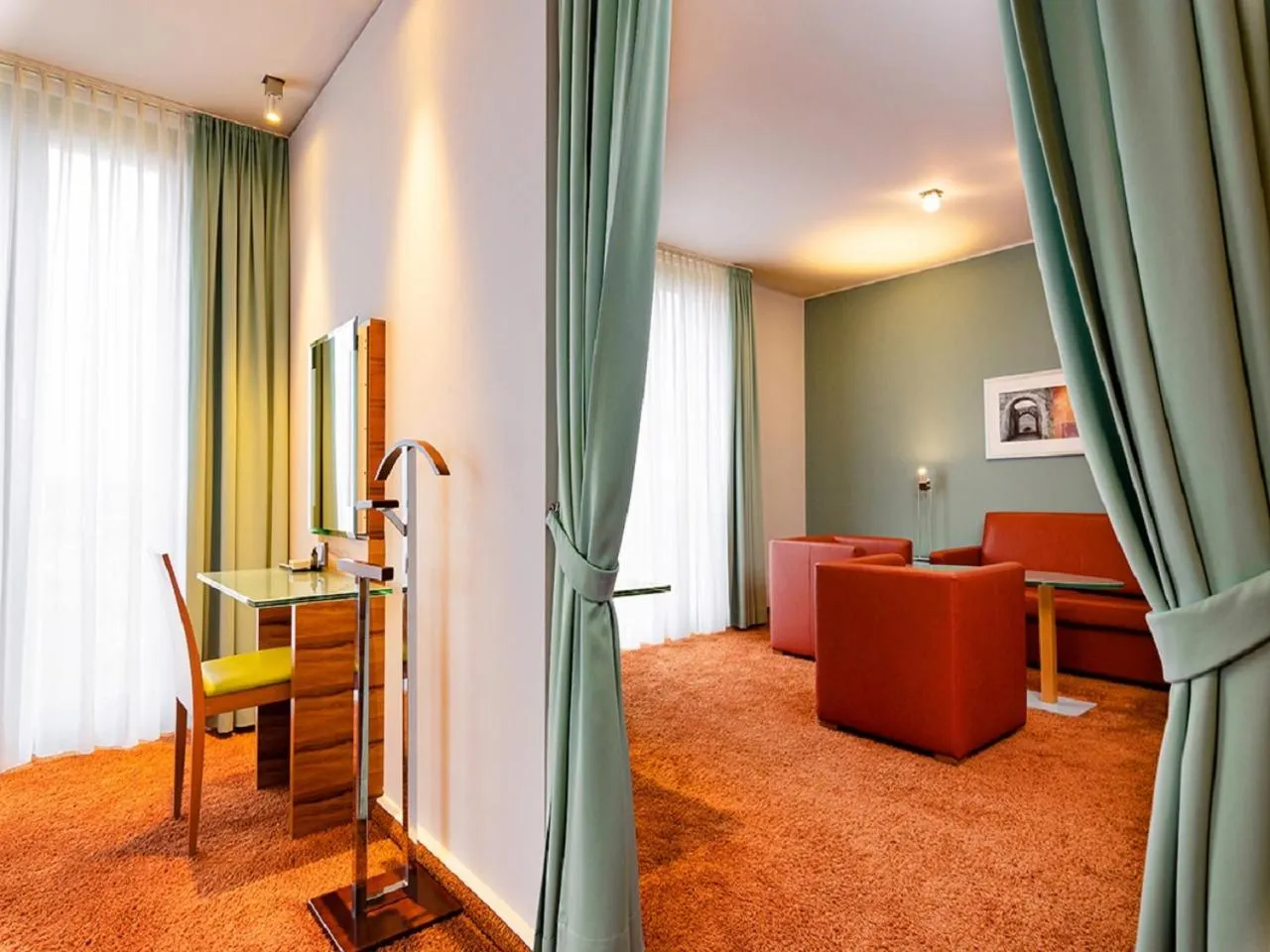 Suite with Balcony - single occupancy in Schlosshotel Hellenstein