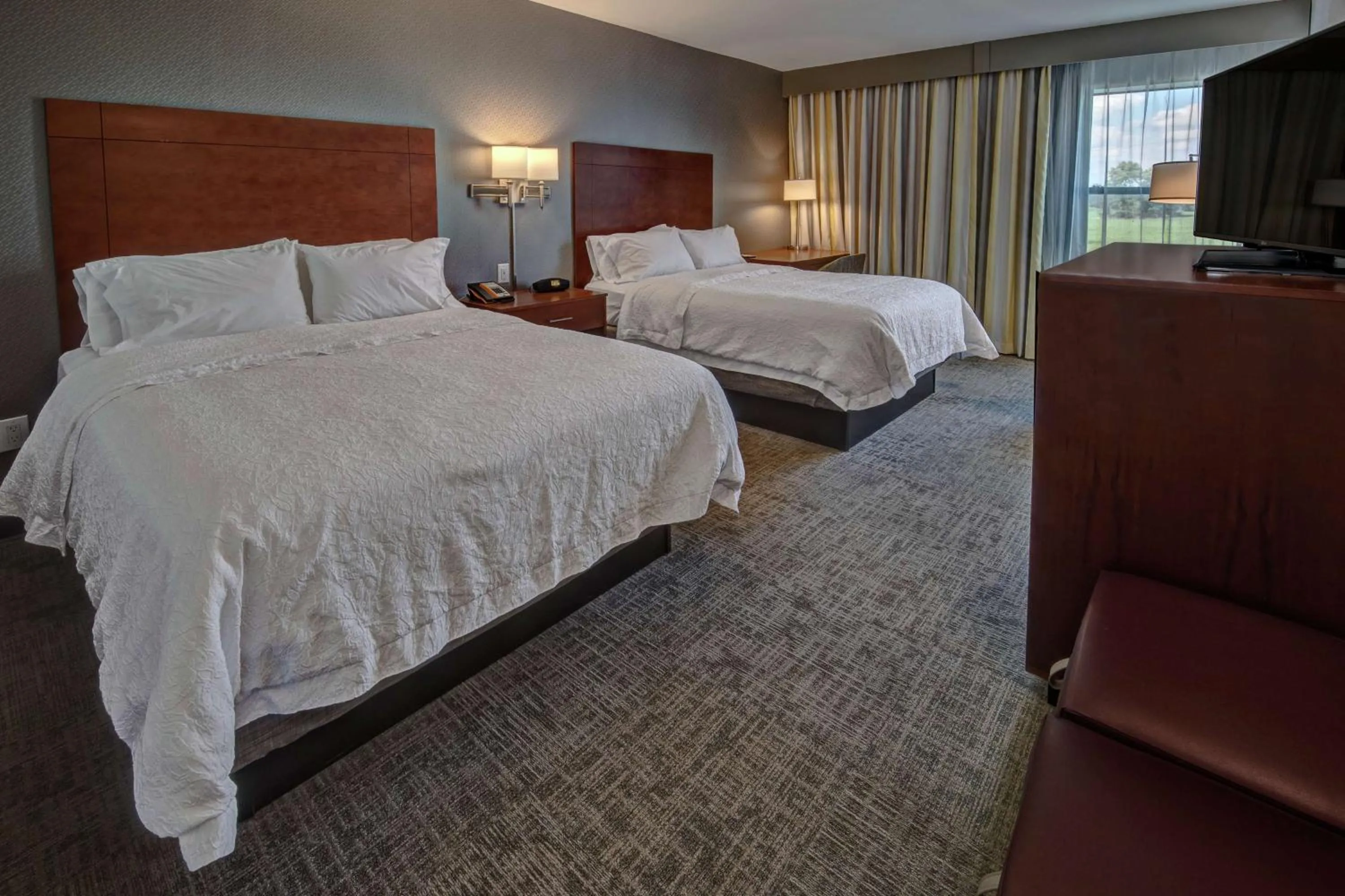 Queen Room with Two Queen Beds - Non-Smoking in Hampton Inn Indianapolis-SW-Plainfield