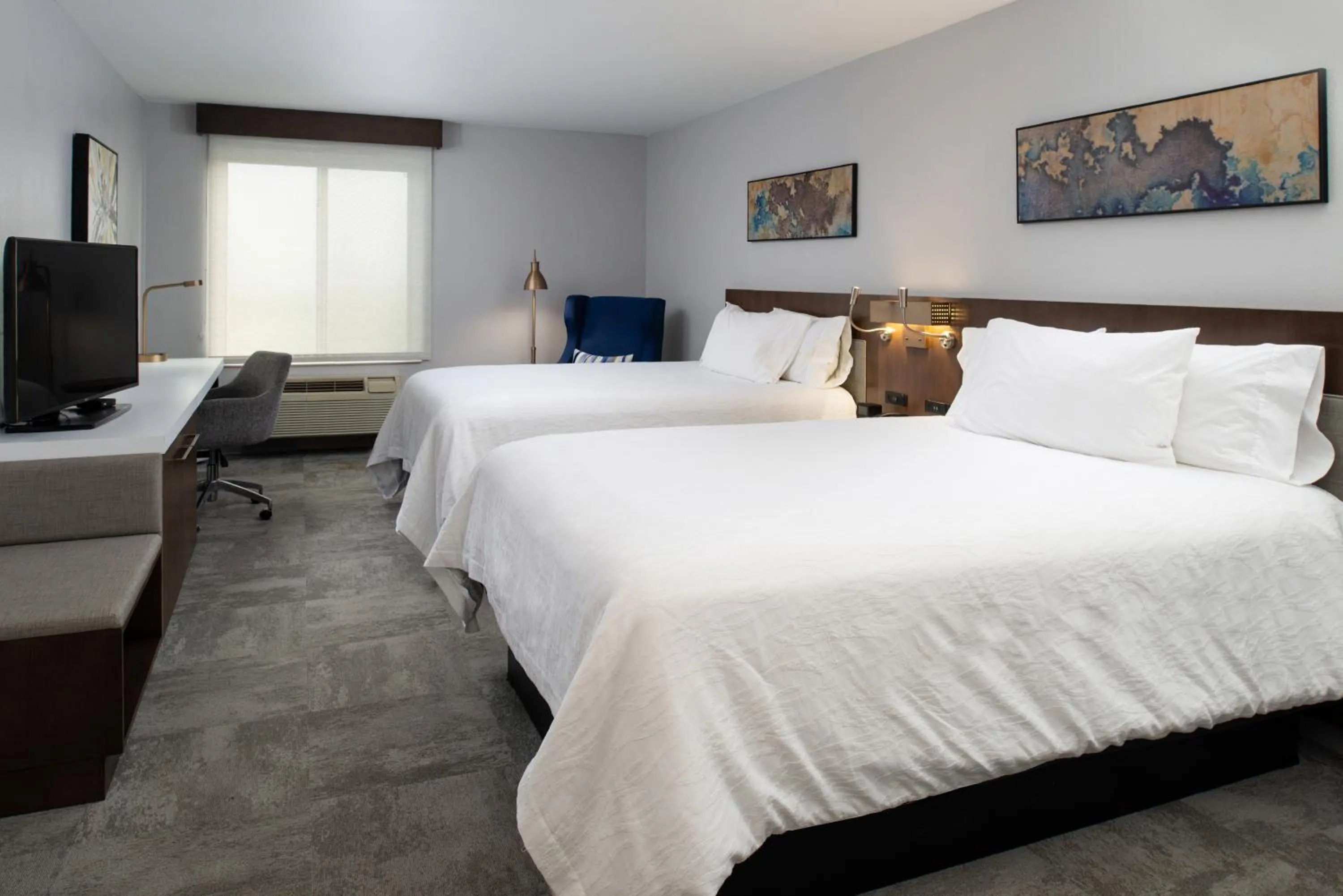 Junior Suite with Two Queen Beds in Hilton Garden Inn Baton Rouge Airport