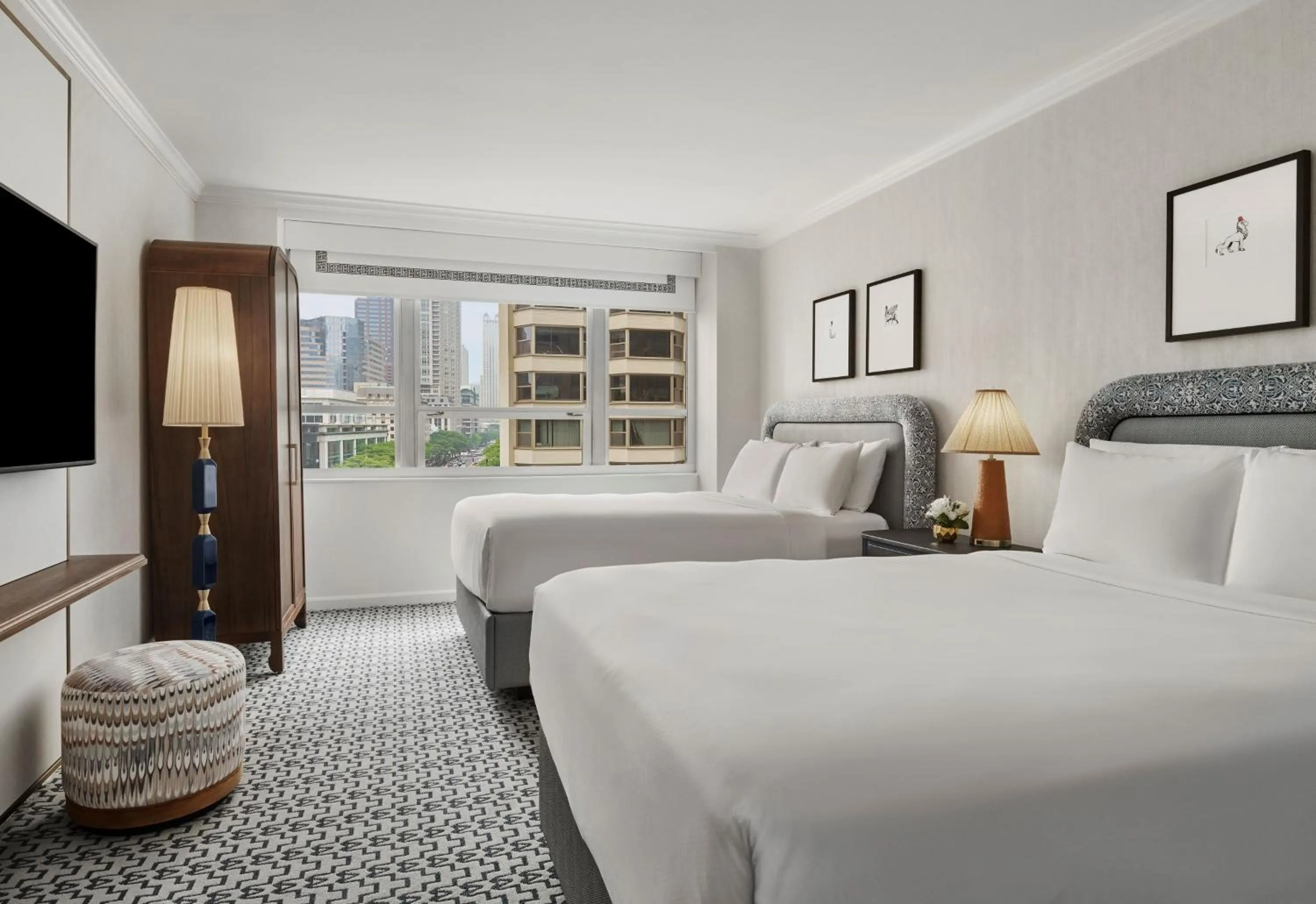 Classic Double Room with Premier City View - Grand Tower in InterContinental Chicago Magnificent Mile by IHG