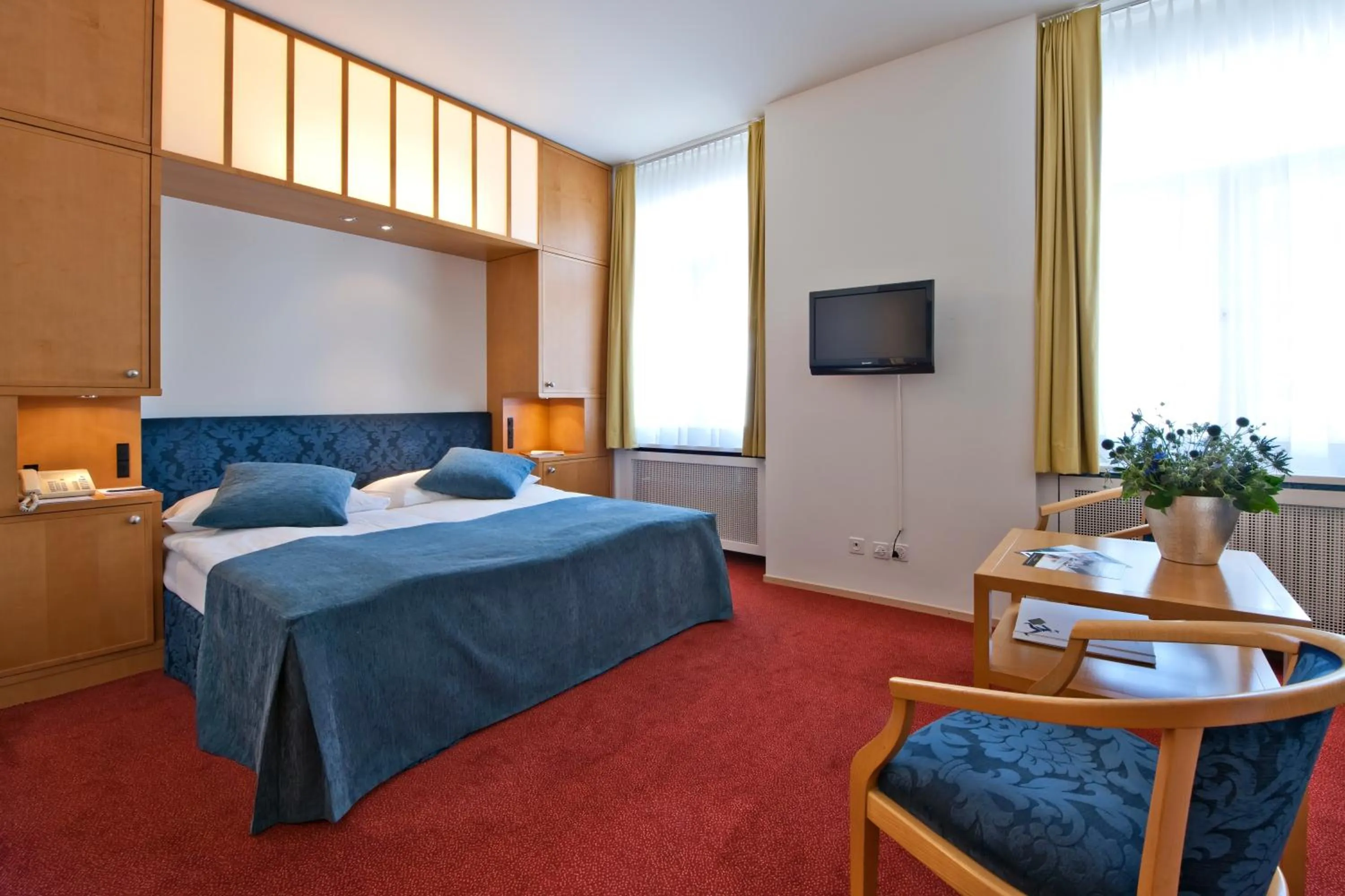 Double Room with Village View in Hotel Schweizerhof St. Moritz