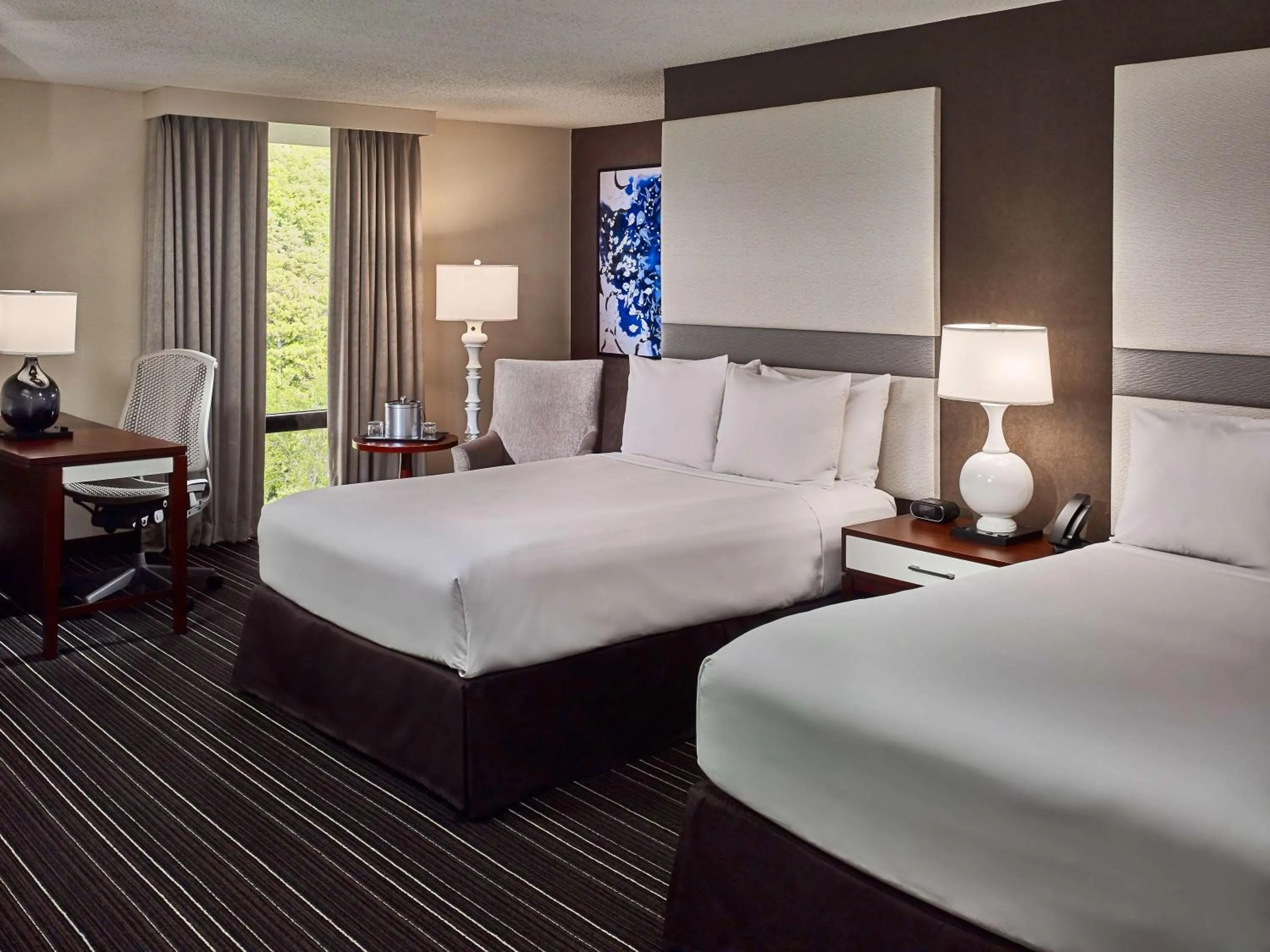 Mobility Accessible Deluxe Two Doubles Roll-In Shower in Sonesta Atlanta Northwest Galleria - Marietta