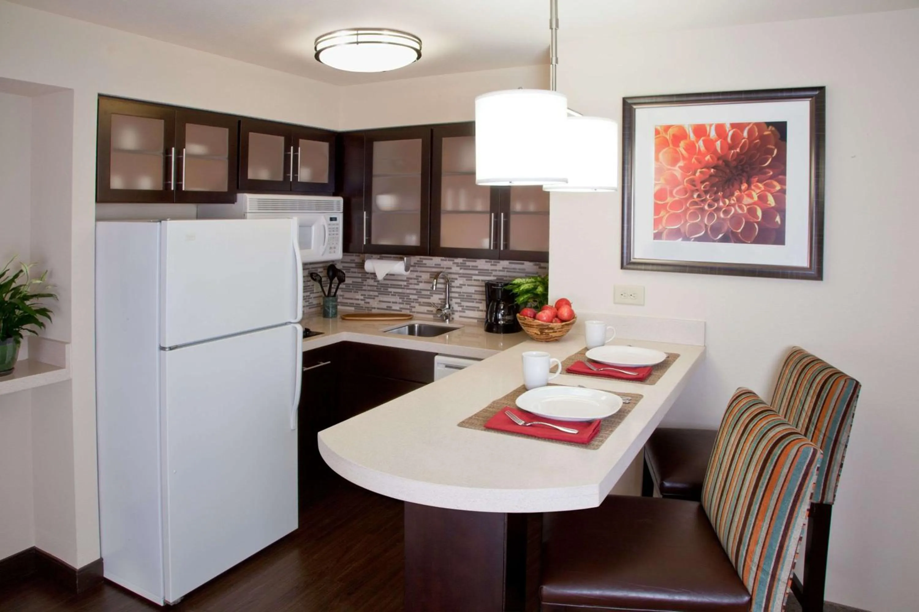 Two-Bedroom Suite with King and Queen Beds in Sonesta ES Suites Atlanta Alpharetta Avalon