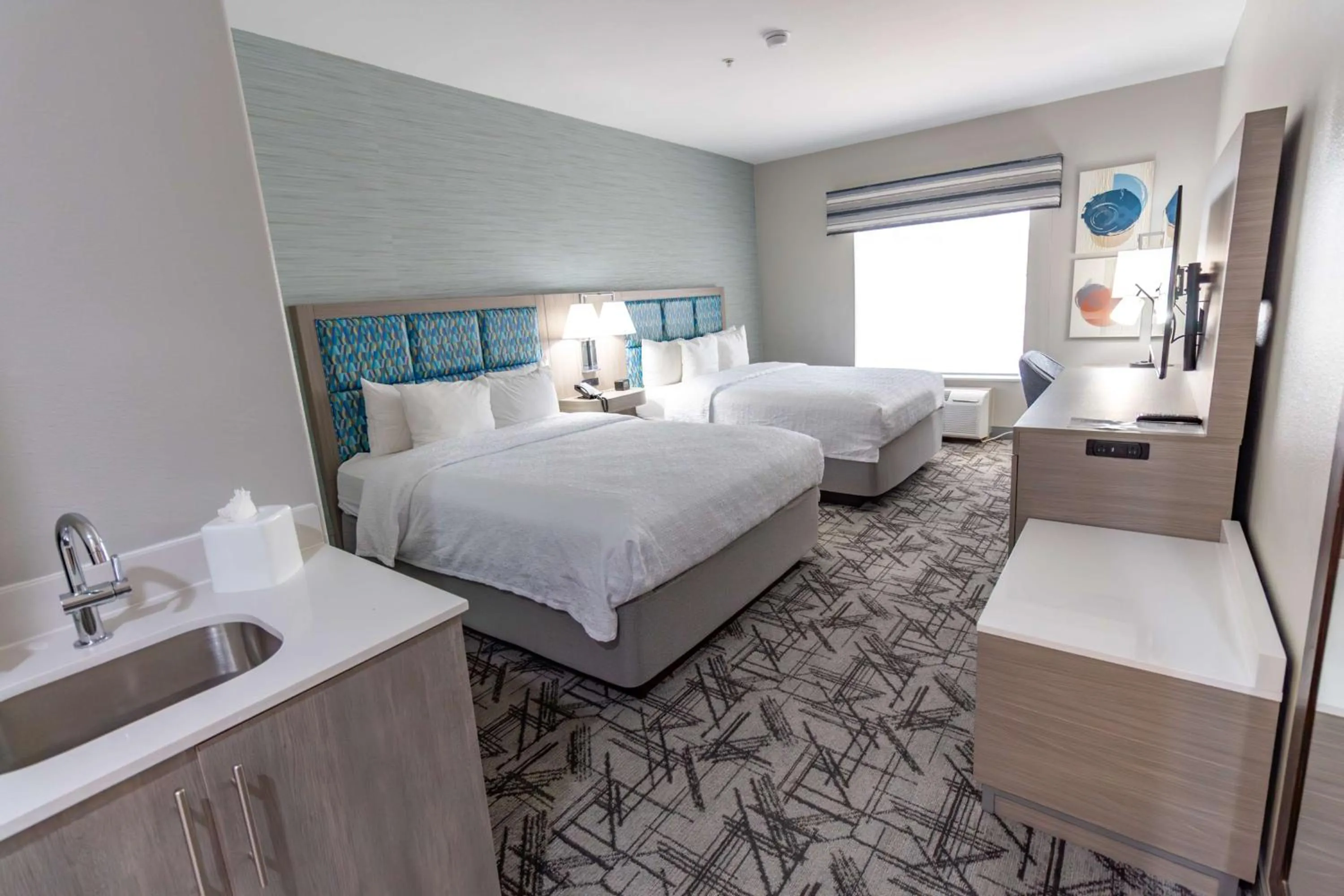 Queen Room with Two Queen Beds - Non-Smoking in Hampton Inn & Suites Denton