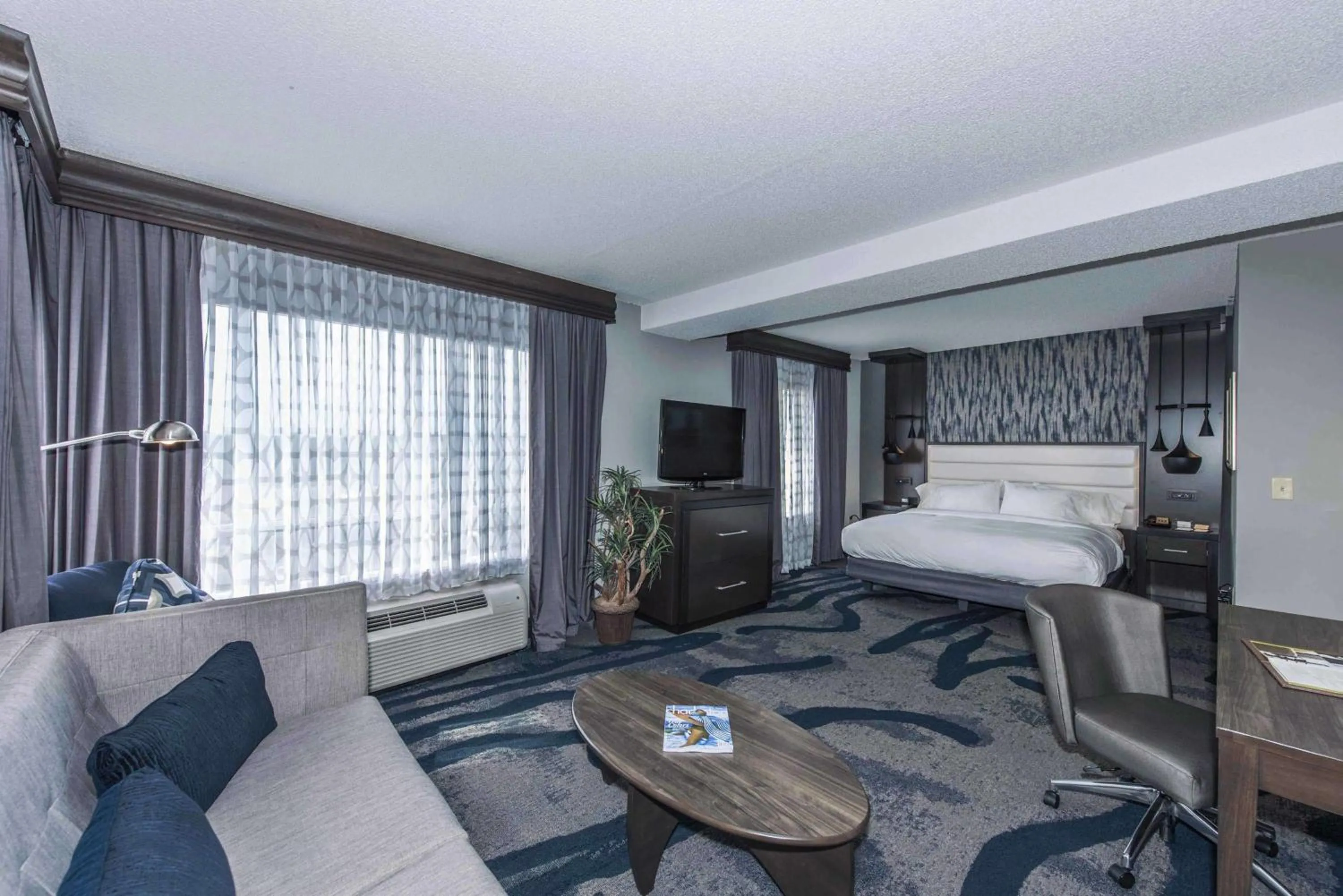Junior King Suite - Disability Access with Roll-In Shower/Non-Smoking in DoubleTree by Hilton North Charleston - Convention Center