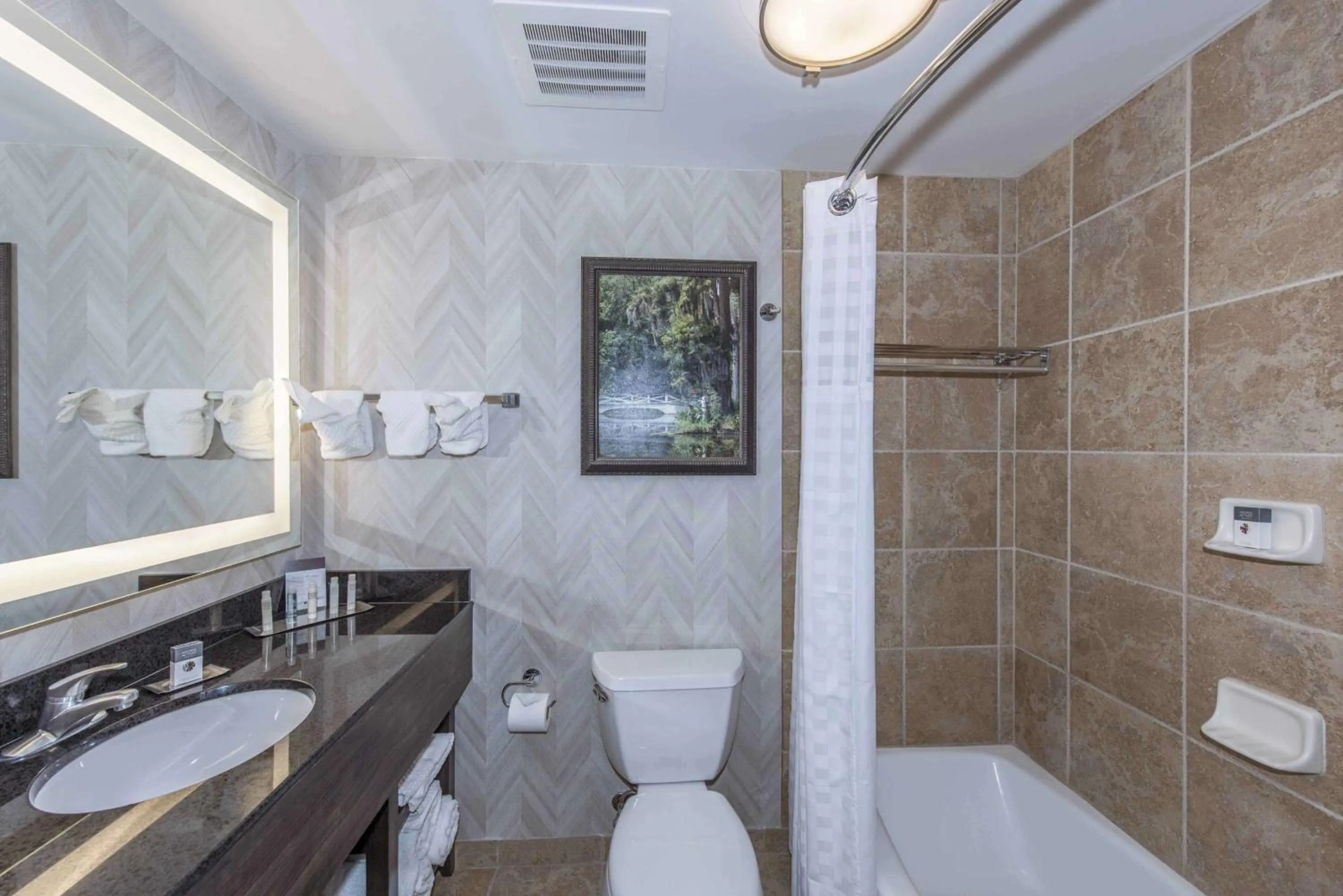 Deluxe King Room with Sofa Bed in DoubleTree by Hilton North Charleston - Convention Center